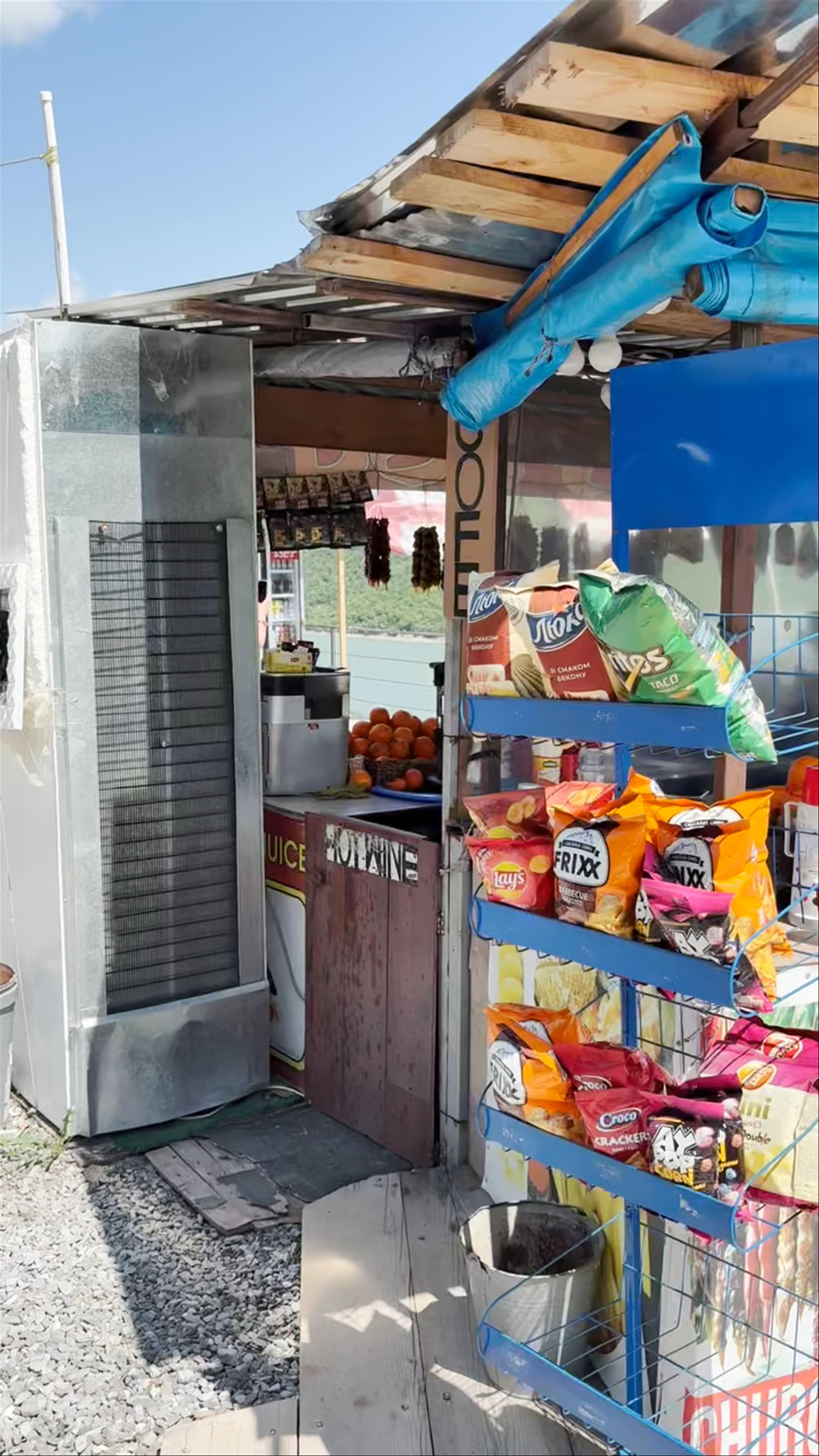 Panorama of Zhinvali Reservoir