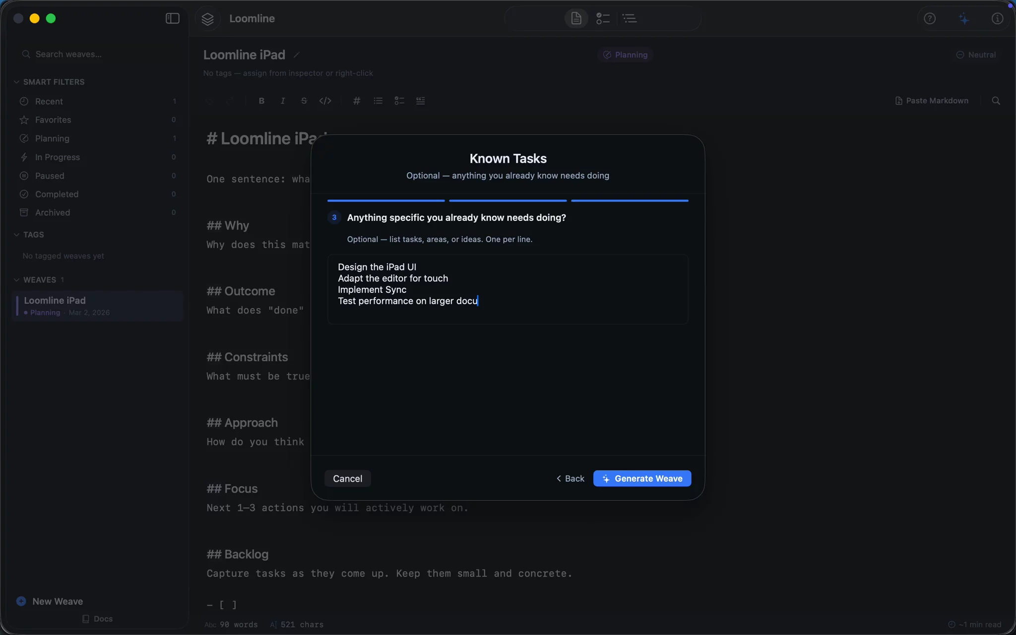 Loomline — Markdown-first Project Management image 1