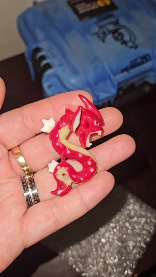 Preview pic of Saiyan Glass gyrados pendant