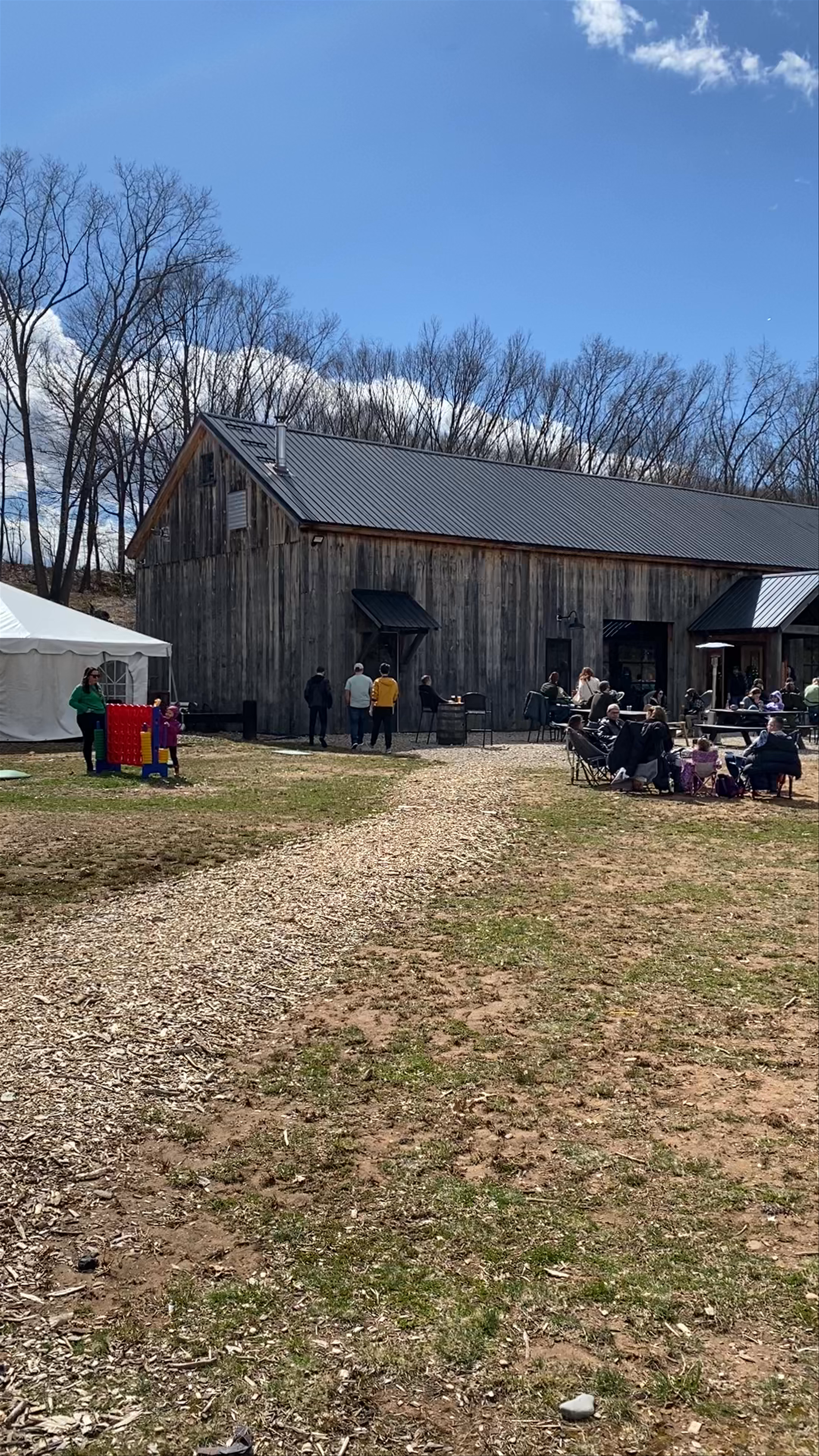 Spring Vibrancy at Hops on the Hill Farm Brewery in Glastonbury