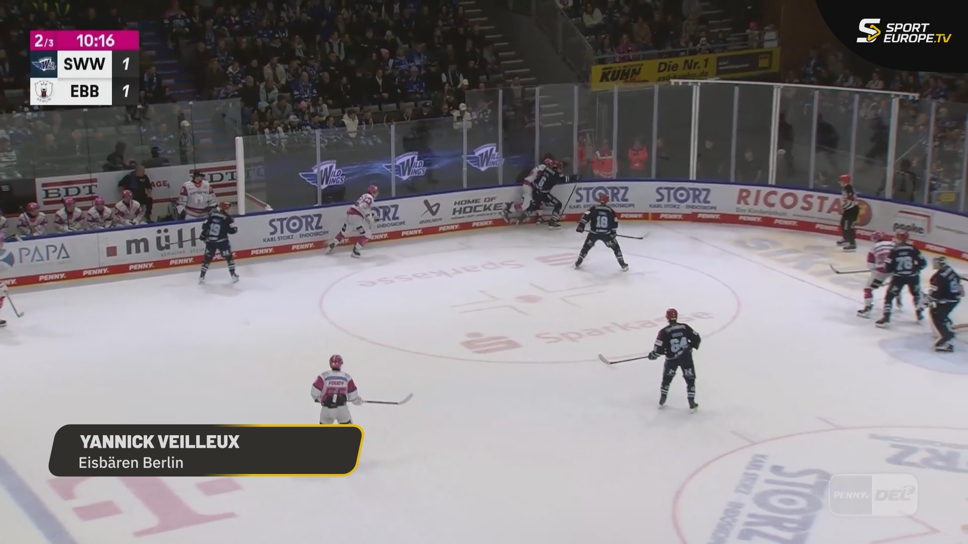DEL Match Day 12: Yannick Veilleux (vs Schwenninger Wild Wings)