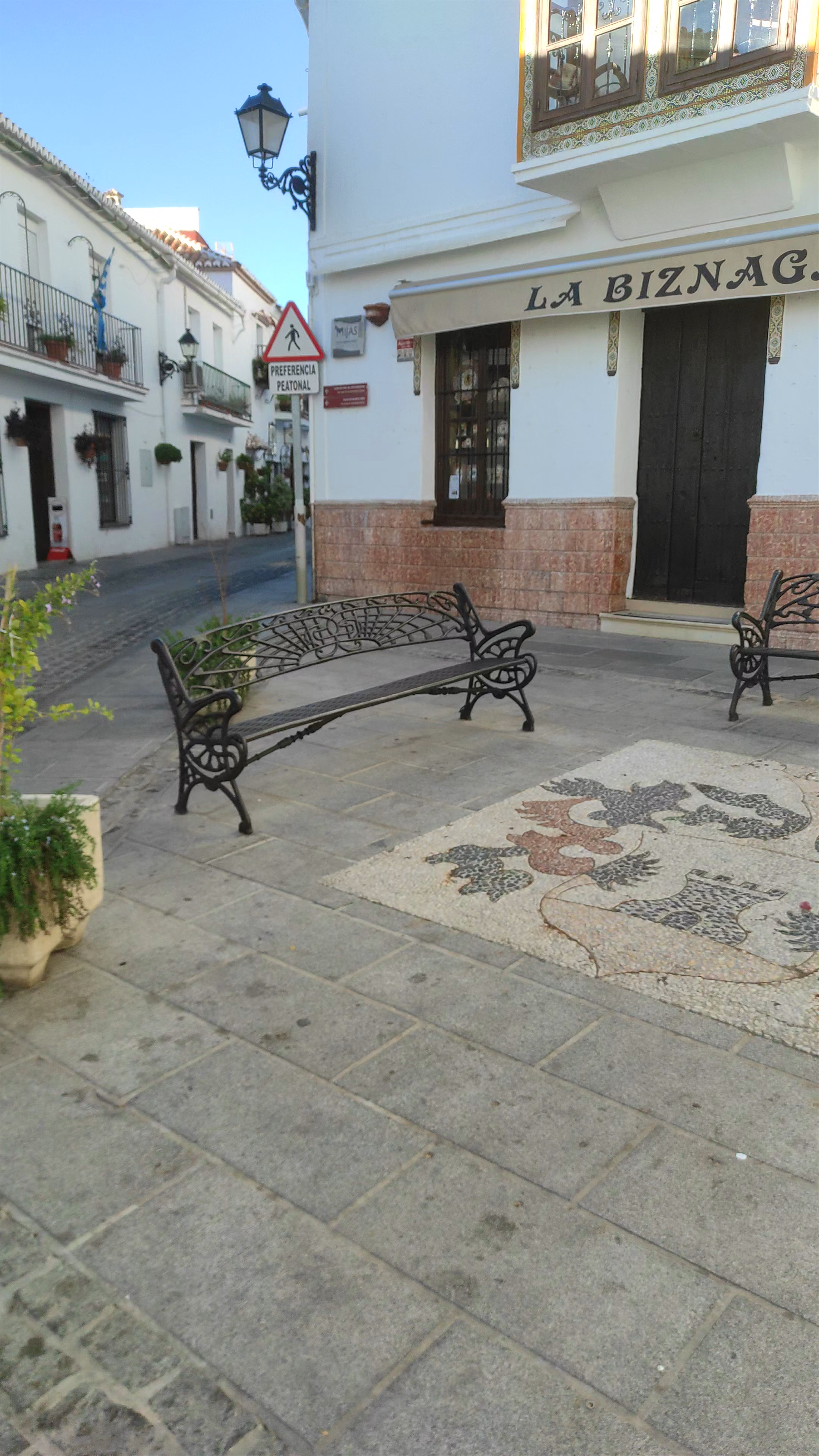 Plaza de la Libertad: Serene Spanish Village Charm in Mijas, Andalucía