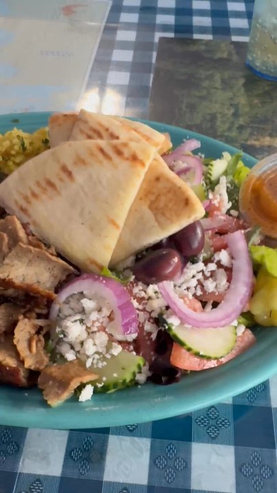 The Fat Greek - A little video of our dinner - Greek Near Me - Yucaipa, California