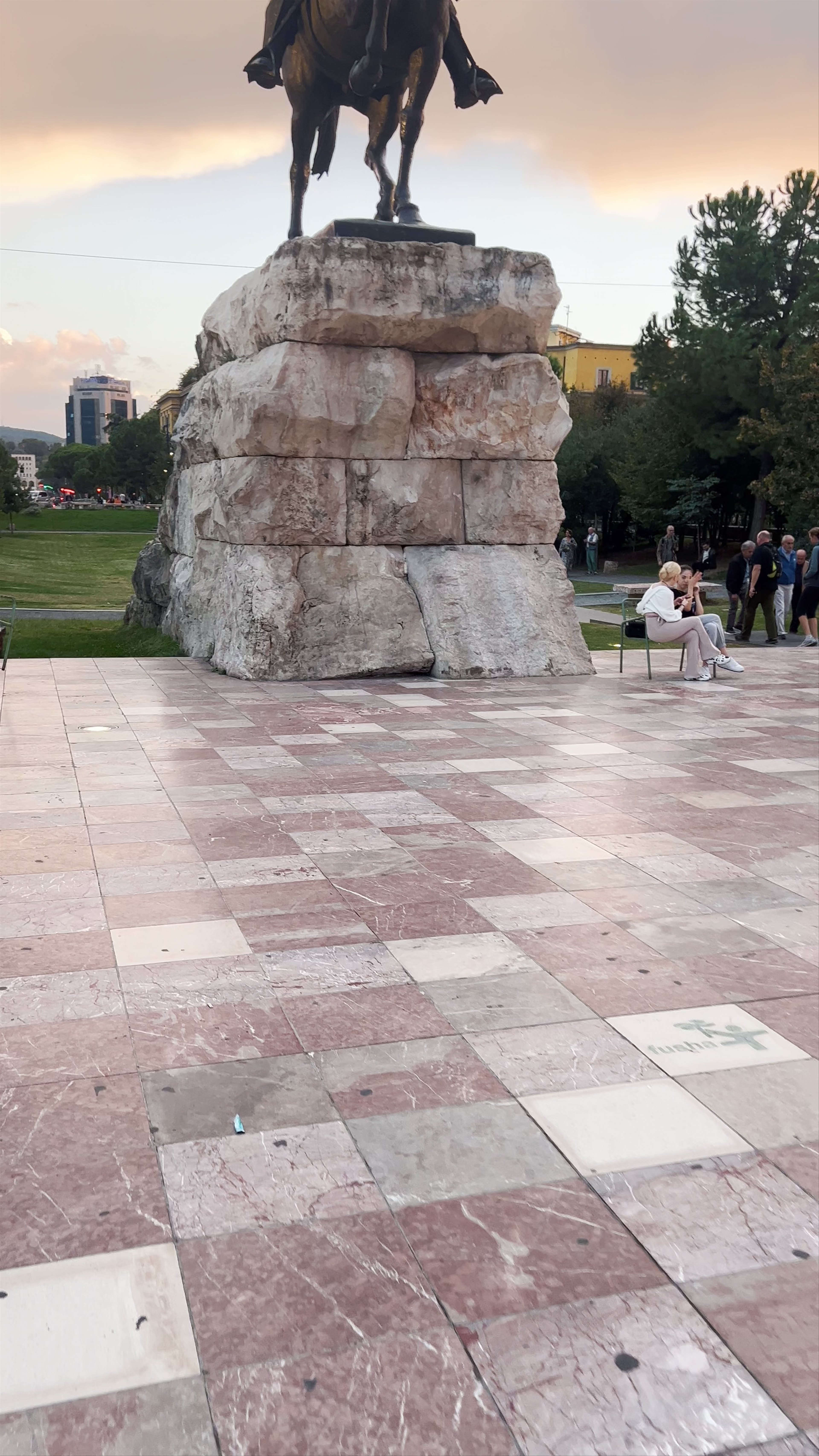 Skanderbeg Statue at Sheshi Skënderbej, Tirana's Historic Heart