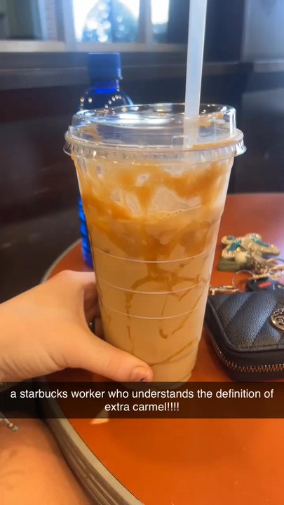 Starbucks - a carmel machiato with extra carmel - Coffee & Tea Near Me - Huntsville, Alabama