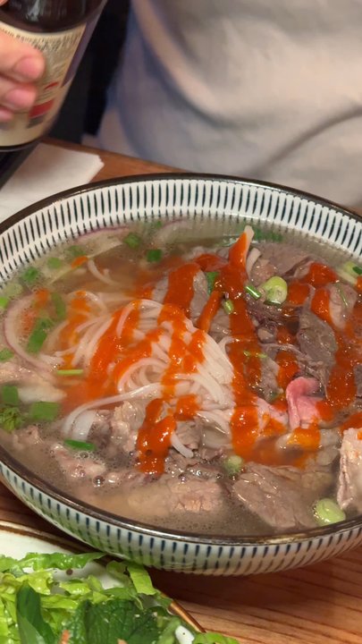 District Saigon - Round Steak & Angus Brisket Pho - Vietnamese Near Me - Astoria, New York