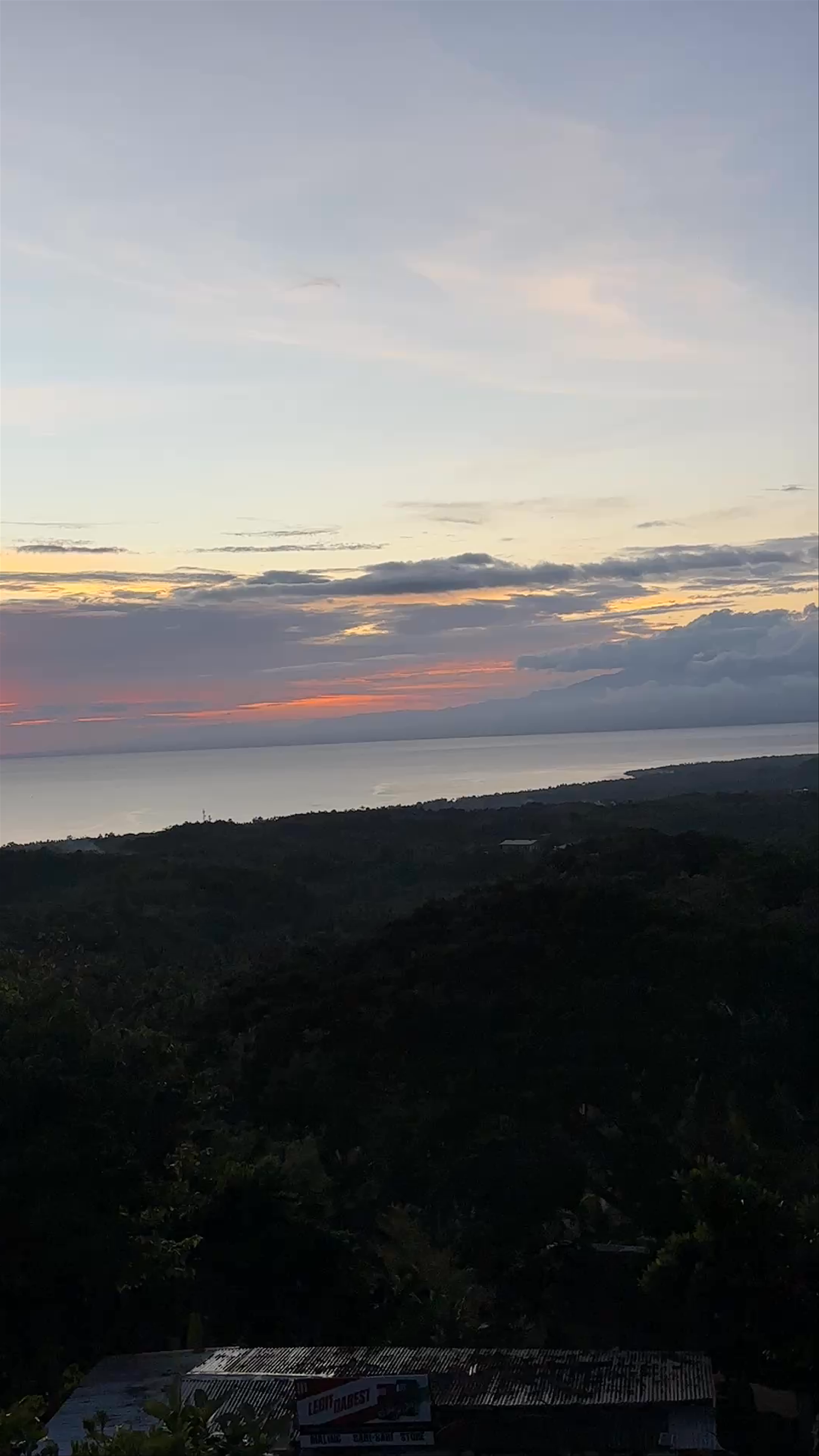 Sunset Serenity Over the Lush Hills of San Juan, Siquijor