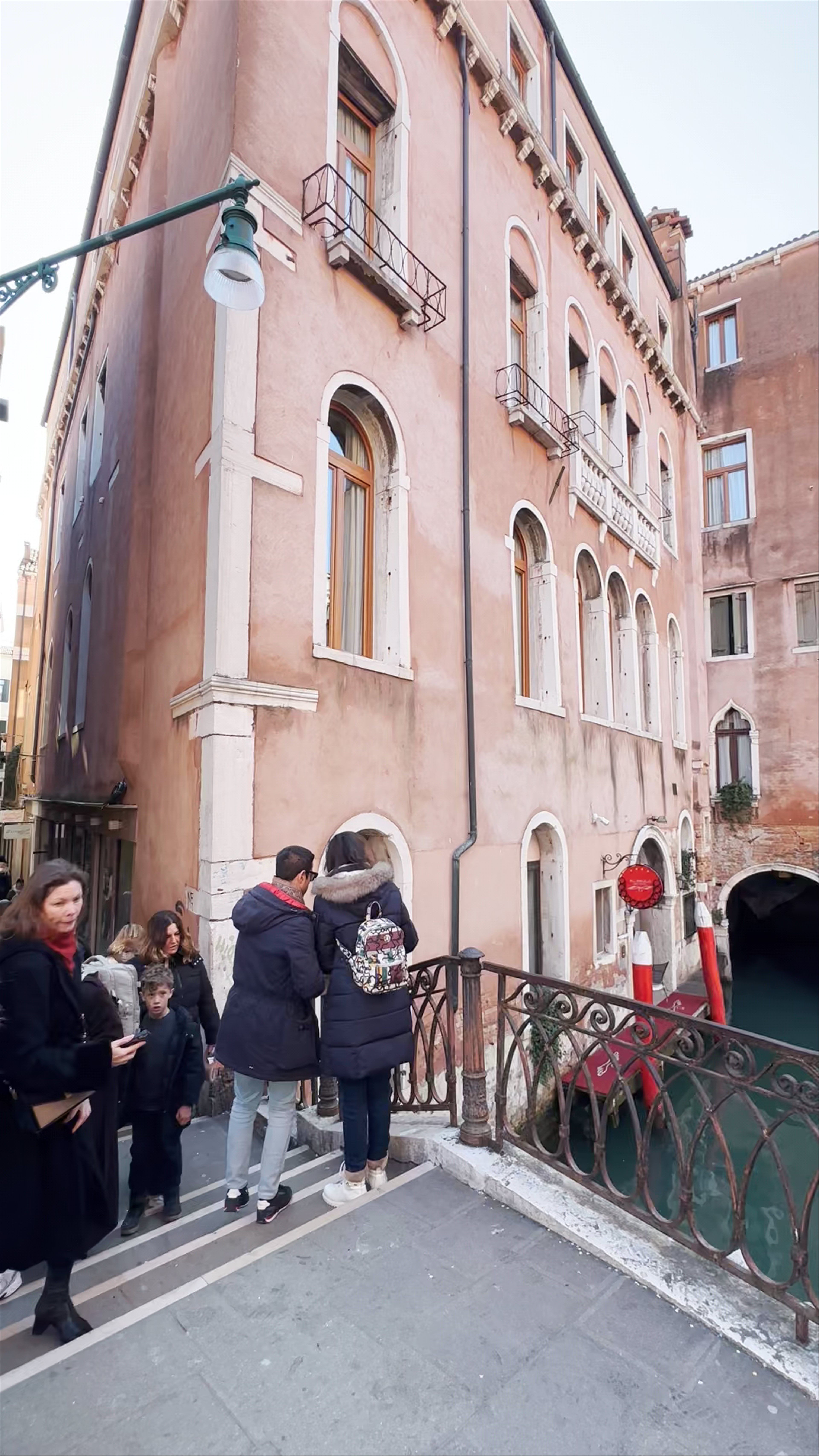 Venice Canals and Historic Architecture in Early Spring