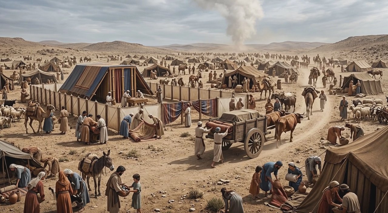 The Exodus Journey Begins at Dawn