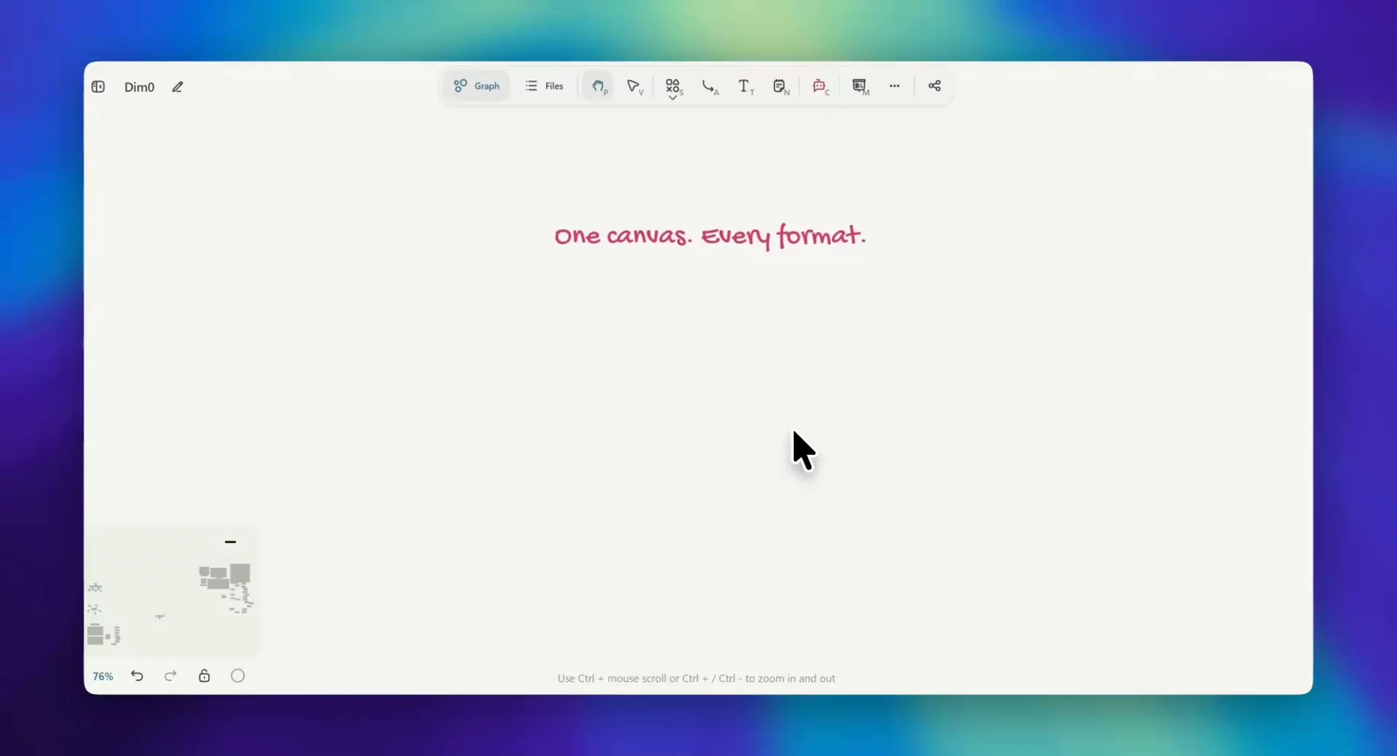 Dim0 | AI Canvas for Visual Thinking image 1