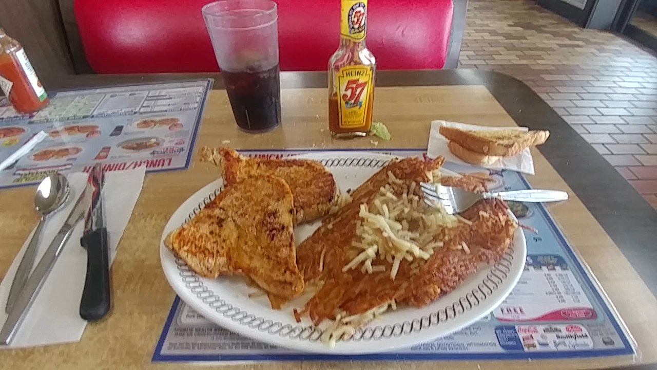 Waffle House - A favorites at the waffle house when I'm not having a breakfast. grilled chicken breast with 57 on top and hash browns with nothing on them. - Breakfast & Brunch Near Me - Ringgold, Georgia