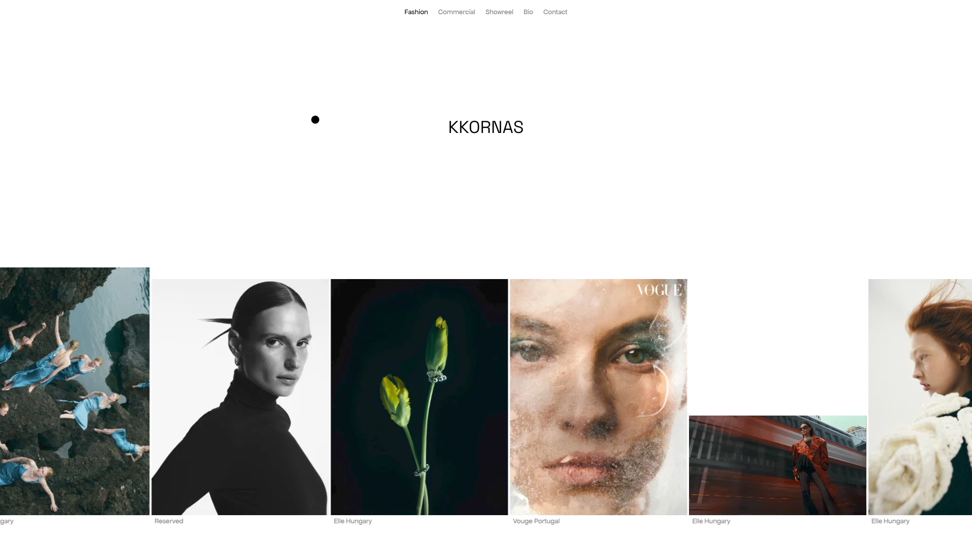 Minimal portfolio for Kasia Kornas-Duraj
