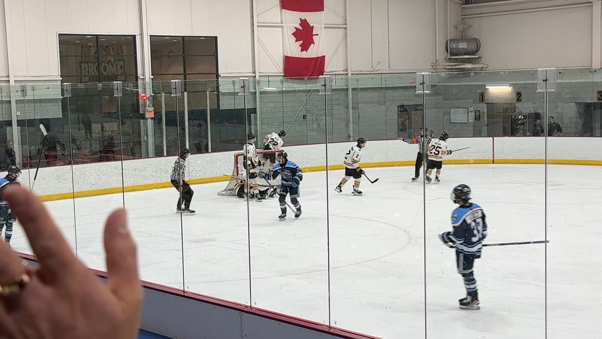 Auburn Burlison's Stunning One Timer Goal | New Hampshire Jr. Mountain Kings