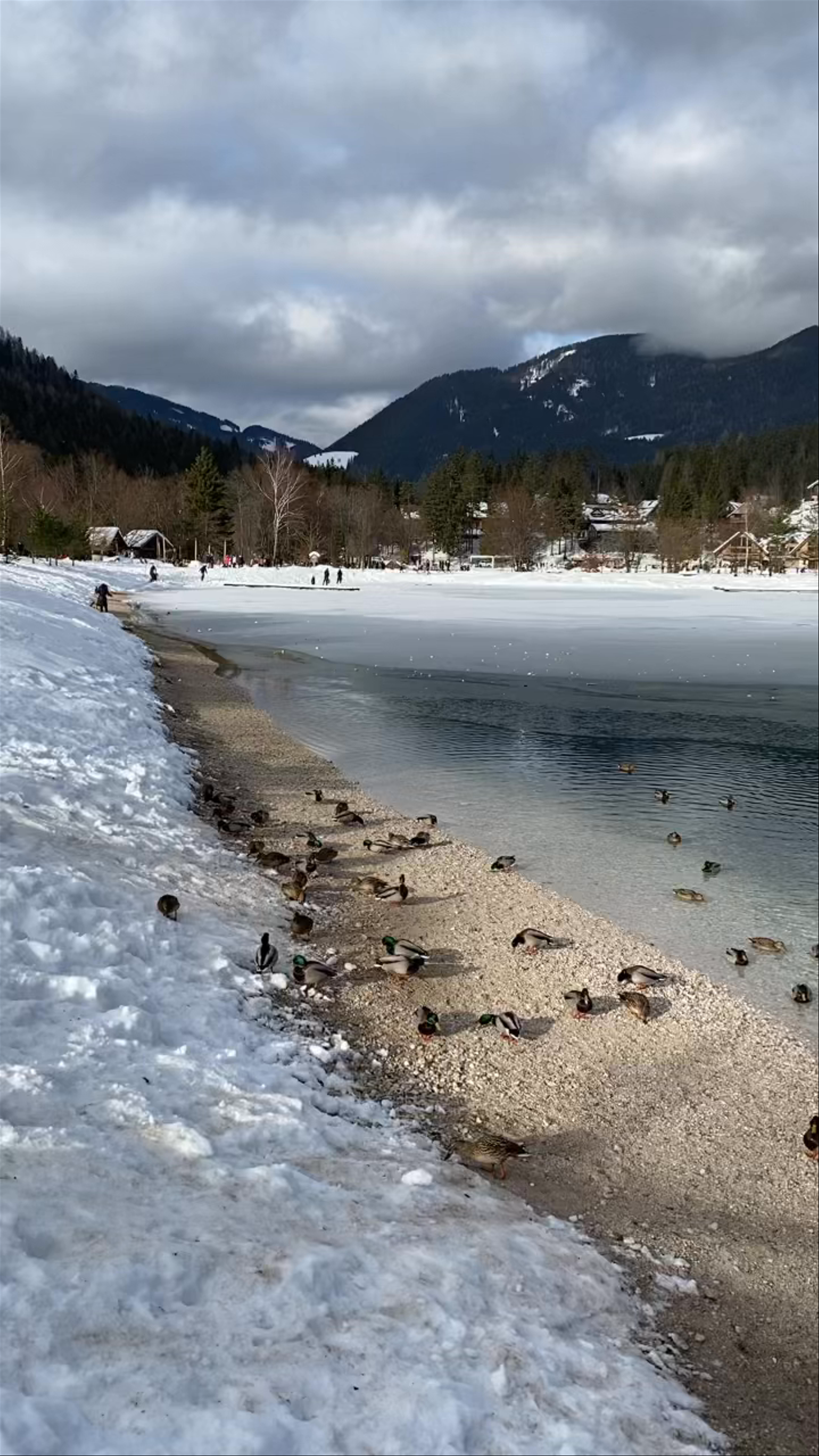 Winter Serenity at Lake Jasna, Kranjska Gora, Slovenia