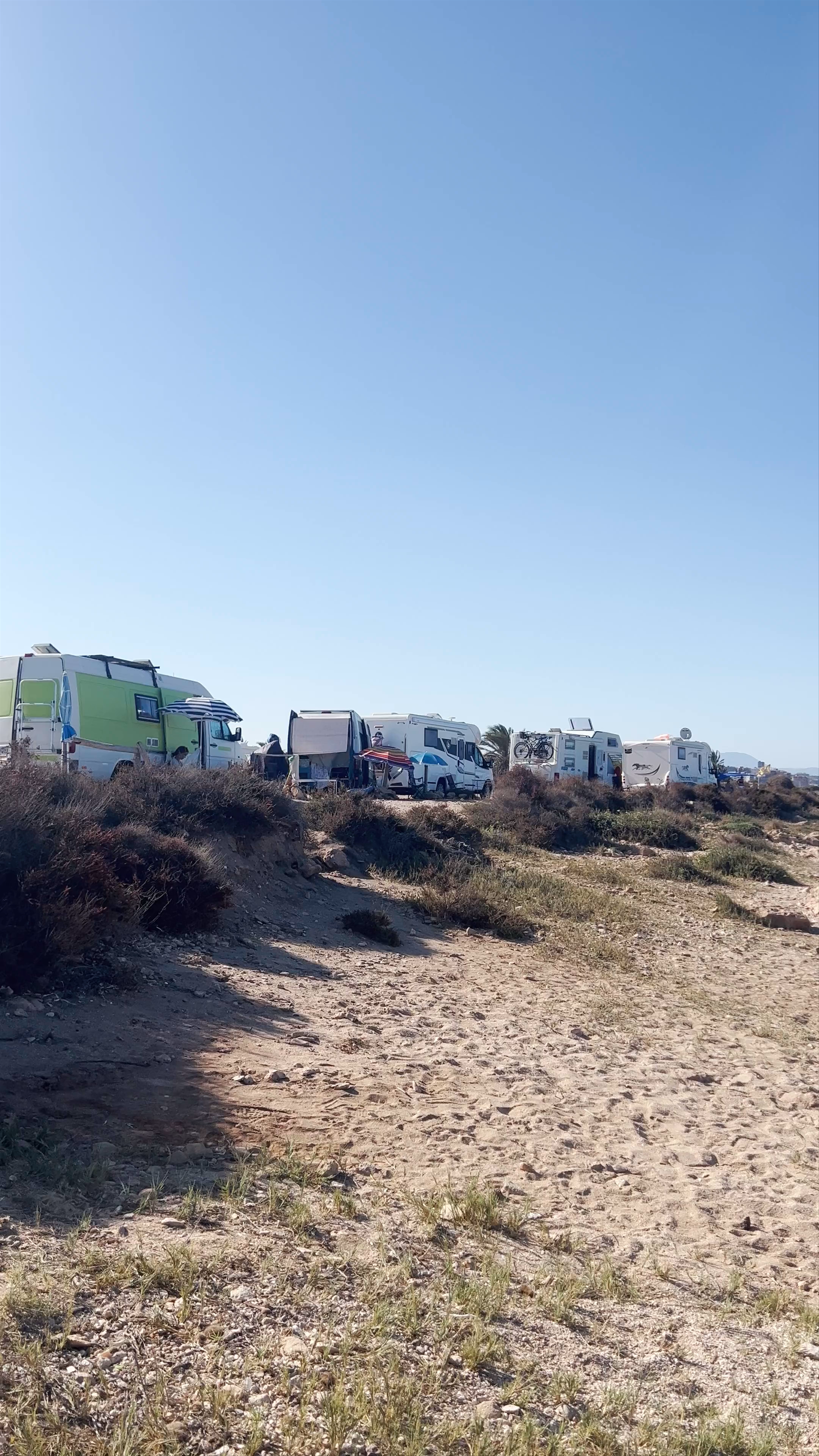 Beachside Camper Vibes at Playa La Ermita, Santa Pola del Este