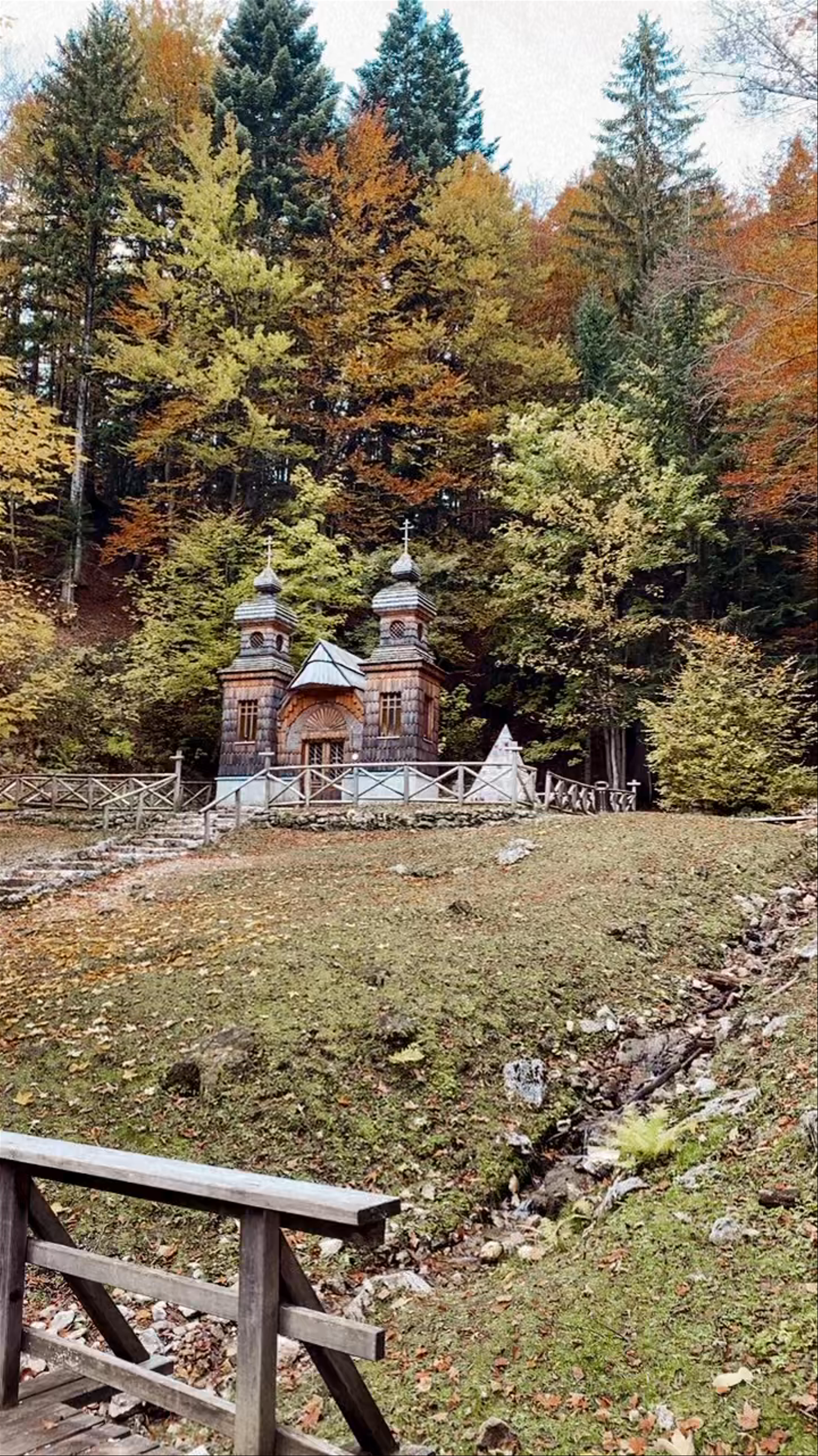 Russian Chapel: A Tranquil Autumn Escape in Kranjska Gora