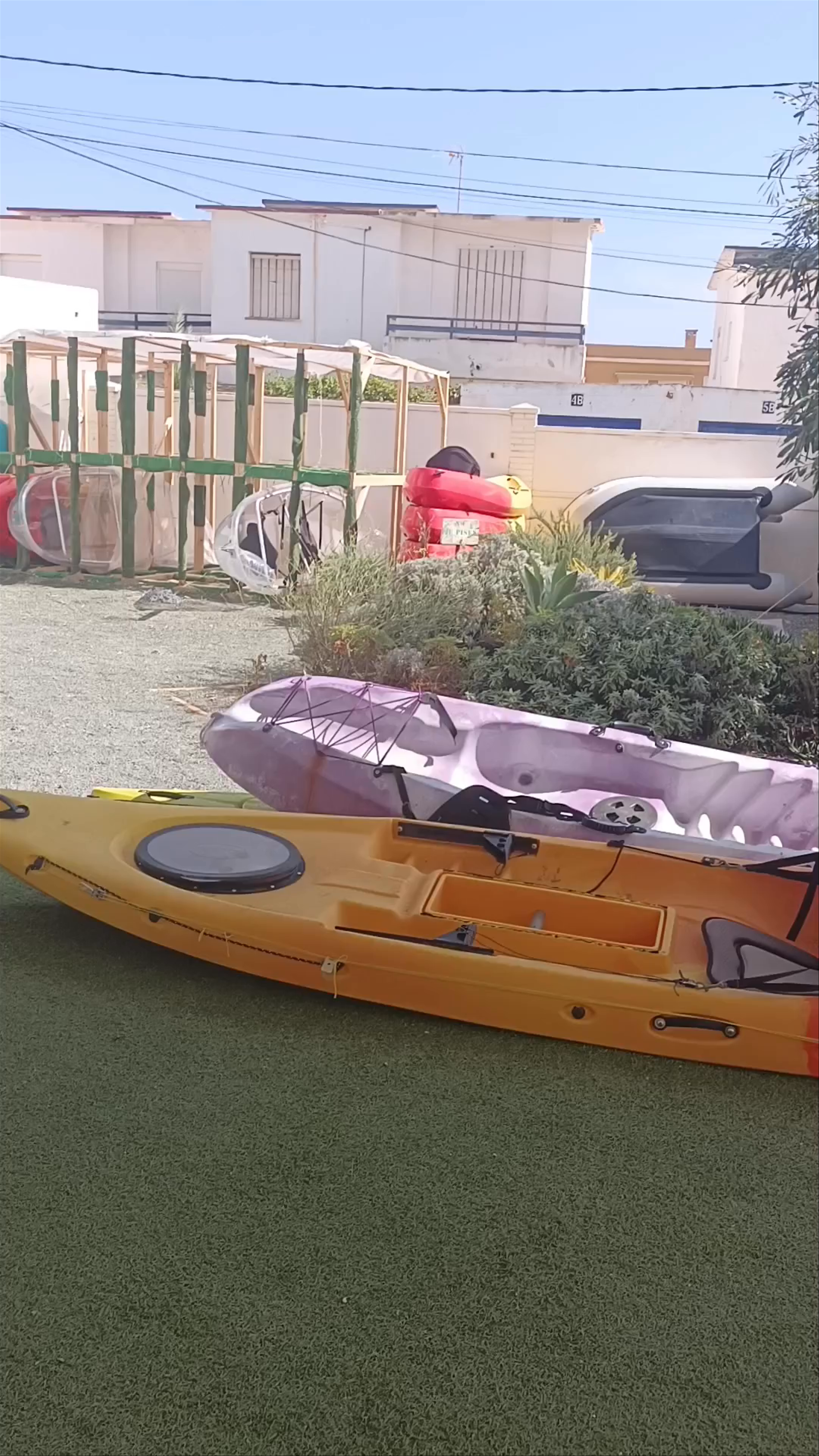 Kayaking Adventure Preparation at Sub Up Hostel in Cabo de Palos