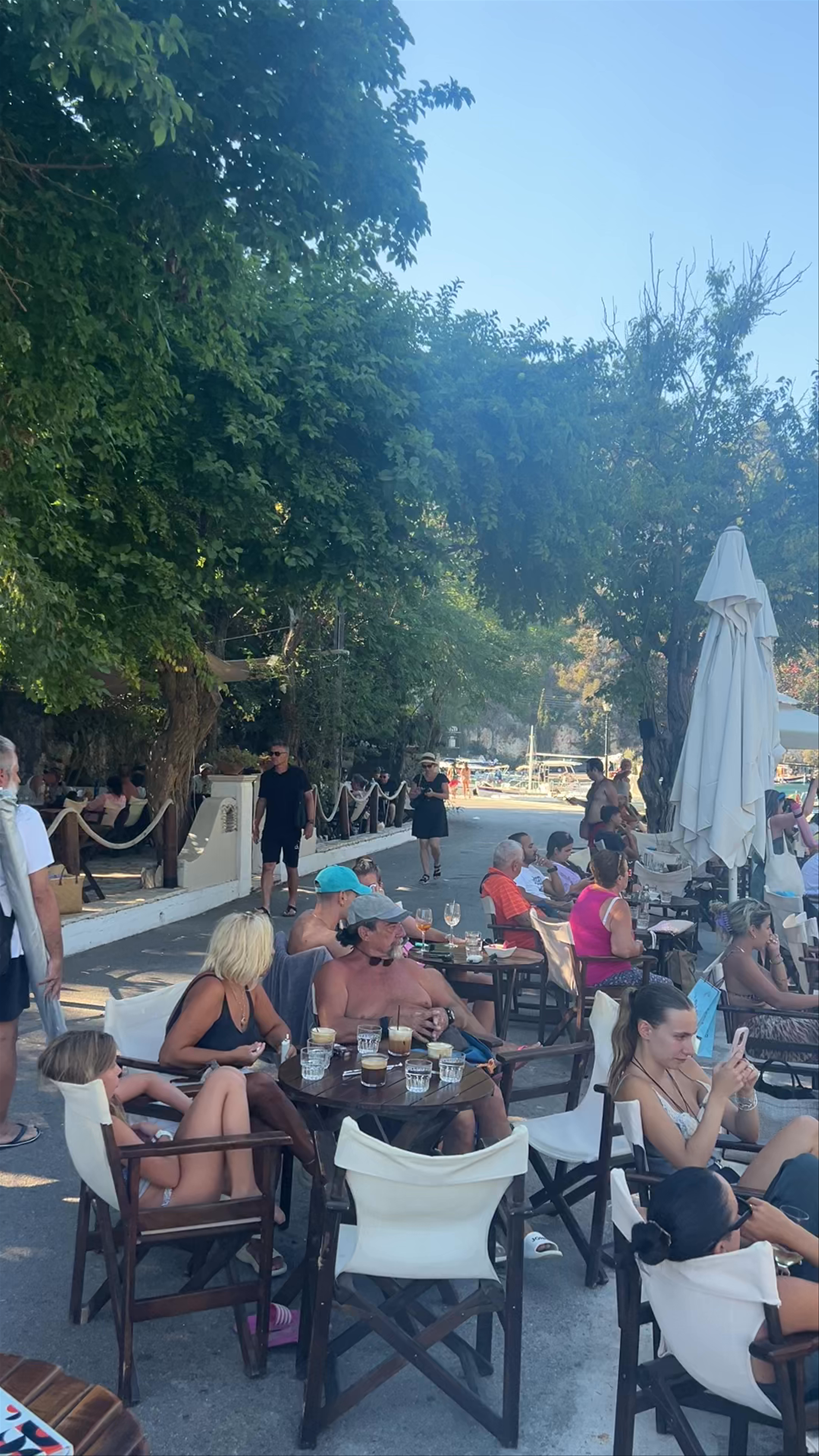 Sunny Afternoon by the Waterfront in Gaios, Greece