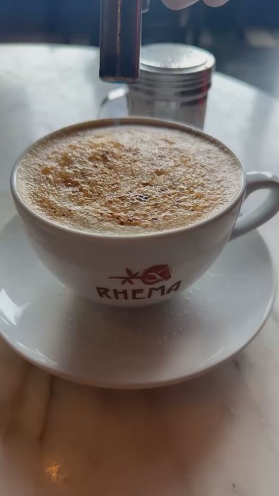 Cafe Rhema - Crème brûlée latte (seasonal) - Coffee & Tea Near Me - Flint, Michigan