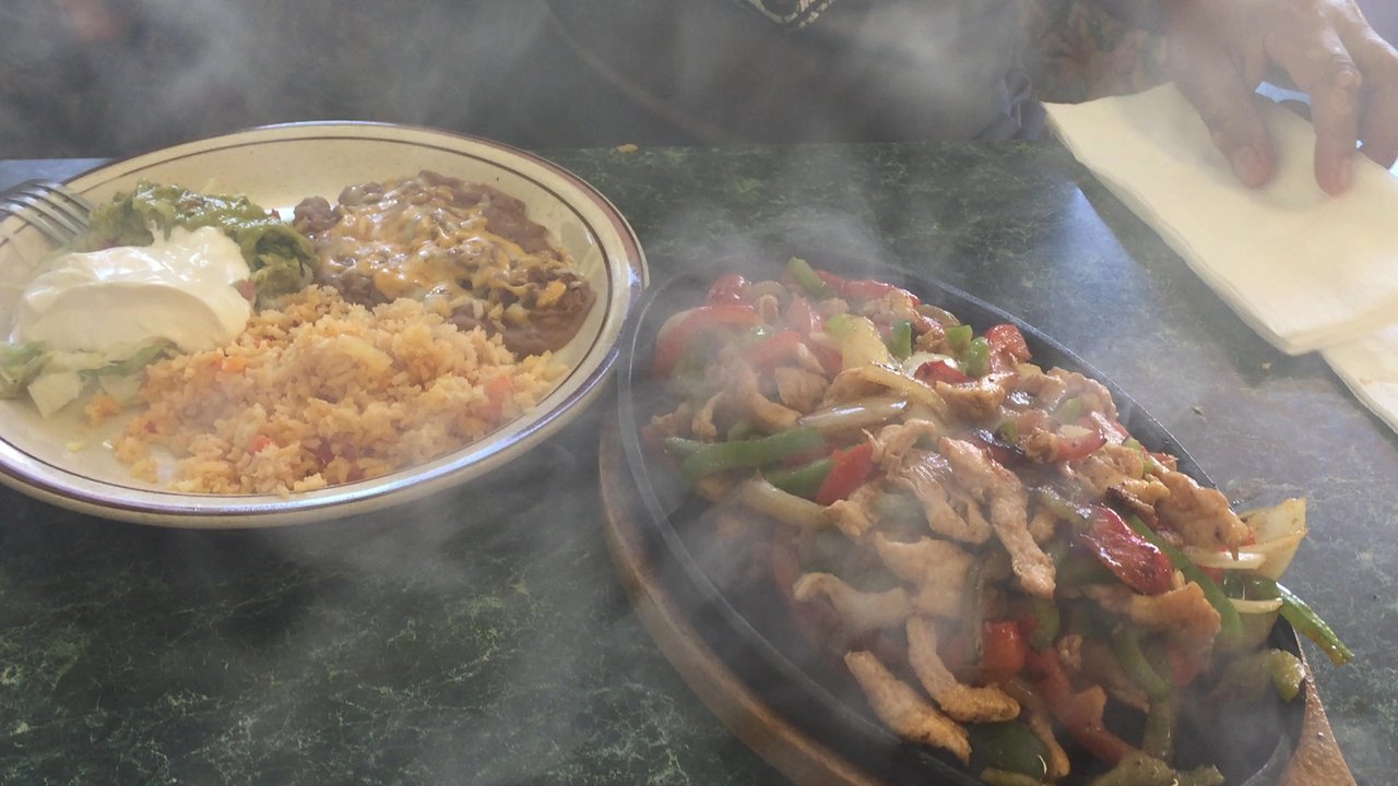 Azteca Restaurant - I wish you could smell the chicken fajitas! - Mexican Near Me - Lancaster, California