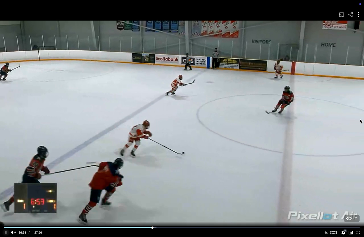 Nate Tick – Neutral Zone Assist | Vision & Puck Placement