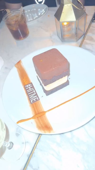 Catch - This is the "hit me" chocolate cake. It's my favorite dessert here! - Sushi Bars Near Me - West Hollywood, California