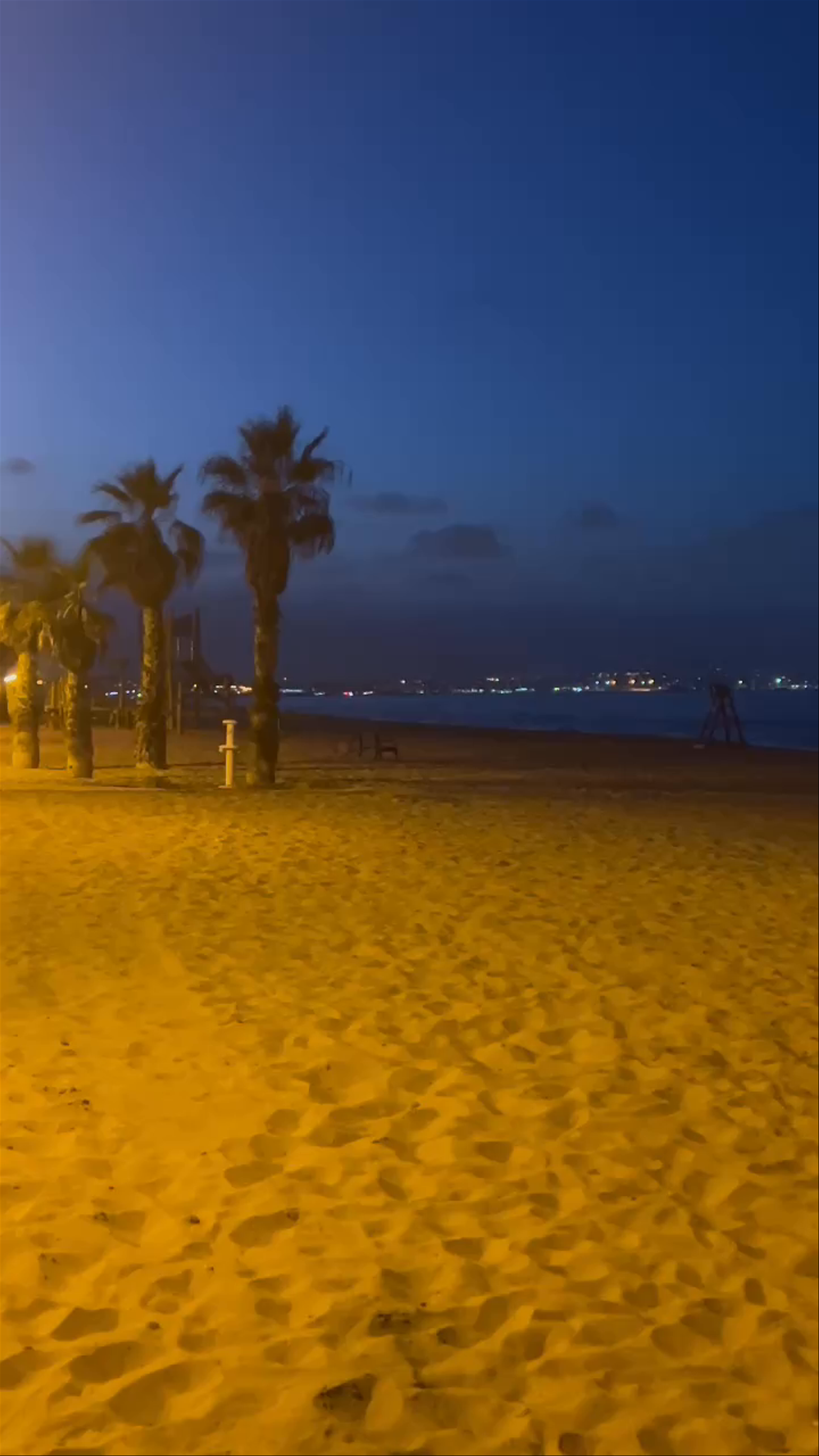 Serene Night at Playa del Saladar, Spain