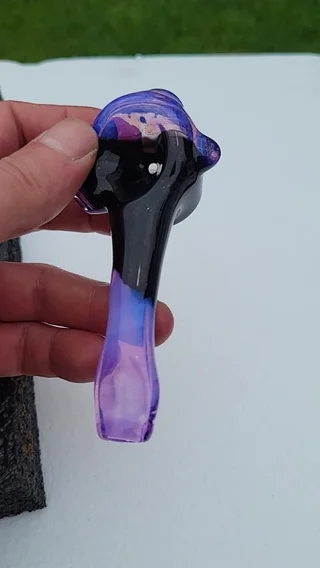 Preview pic of Galaxy and pink slyme spoon