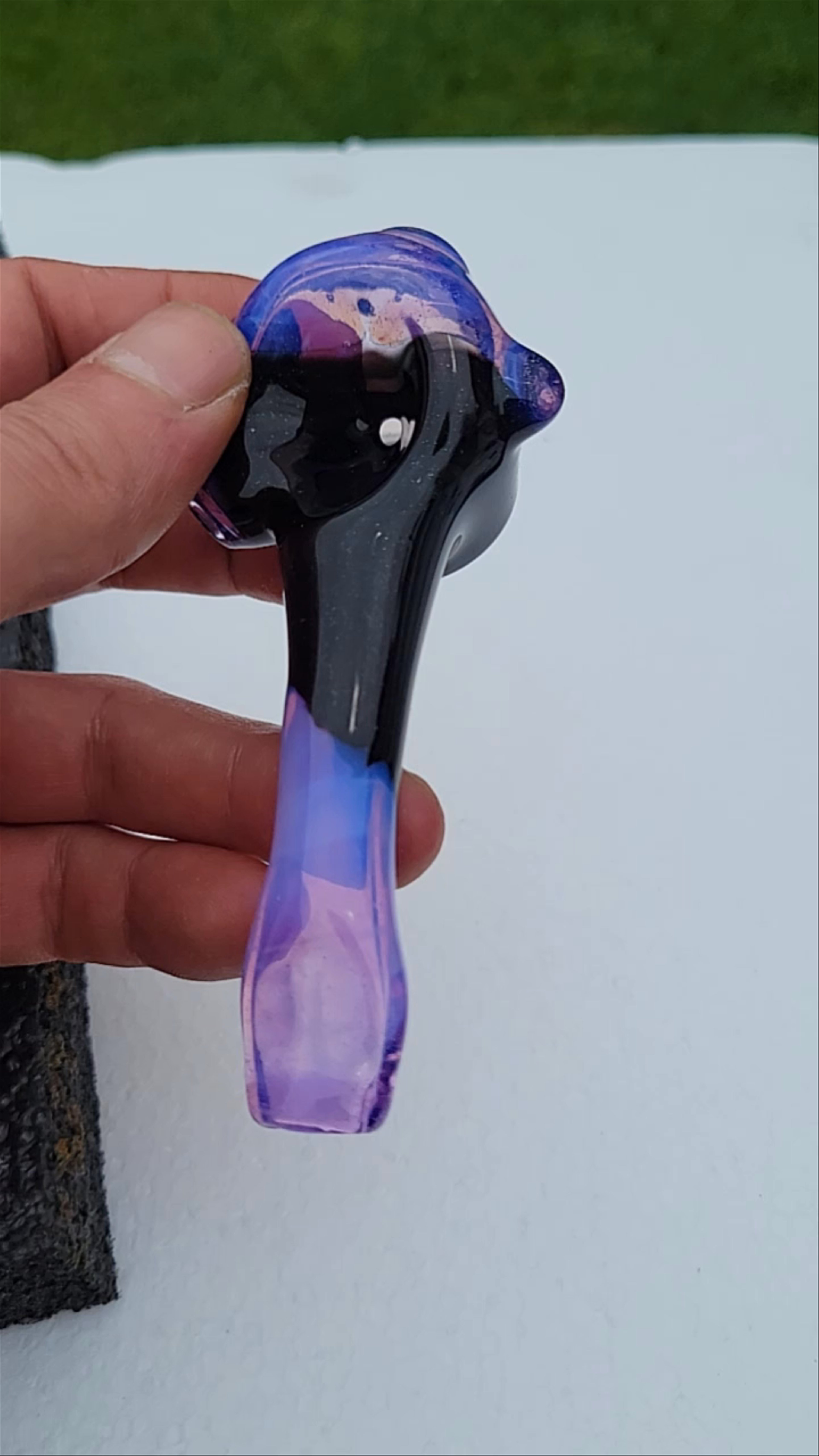 Preview pic of Galaxy and pink slyme spoon