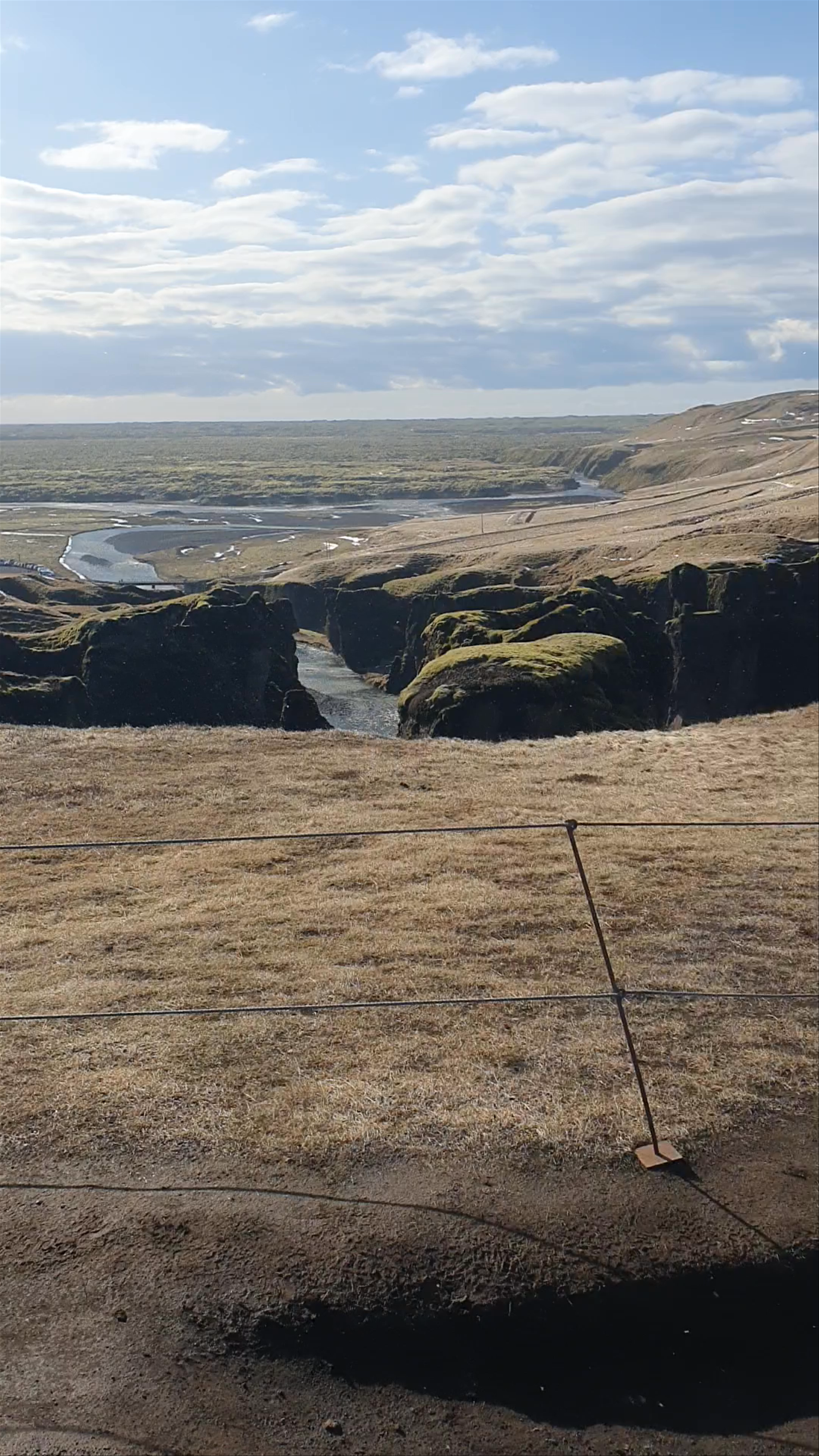 Breathtaking Cliffs and Canyon at Fjaðrárgljúfur, Iceland
