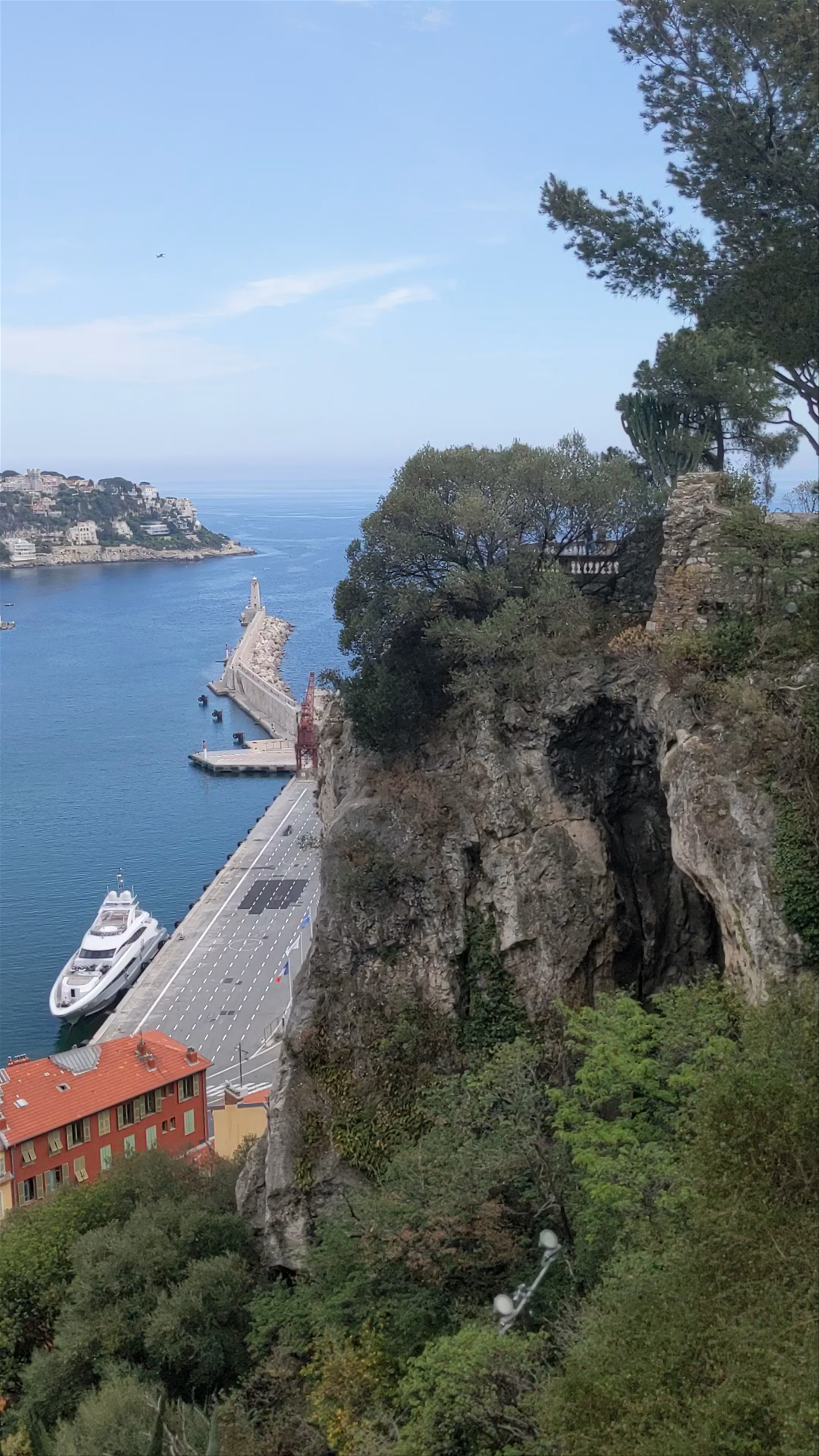 Scenic Vista from Castle Hill Overlooking Nice Harbor