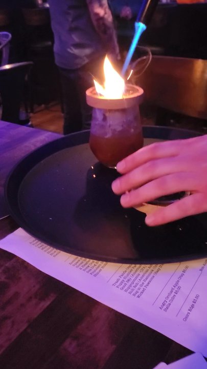 Moon Dog - Bourbon, bitters, muddled cherries, and orange then smoked. - Cocktail Bars Near Me - Wabash, Indiana