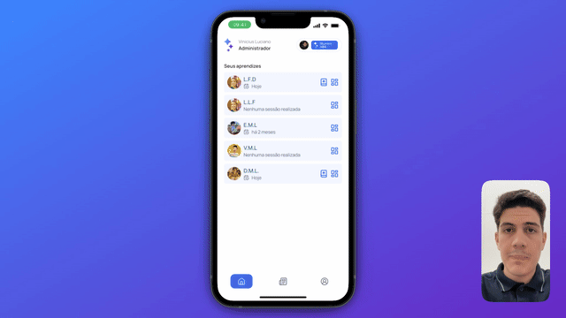 Aplicando sua primeira sessão
