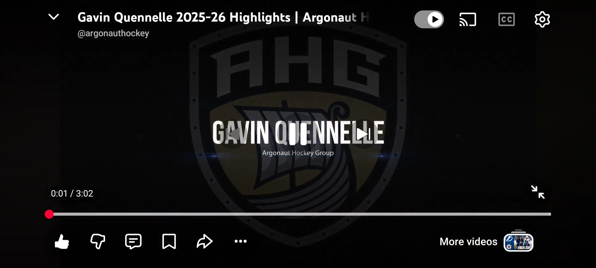 Gavin Quennelle: U18 AAA Highlights – Goals & Standout Plays