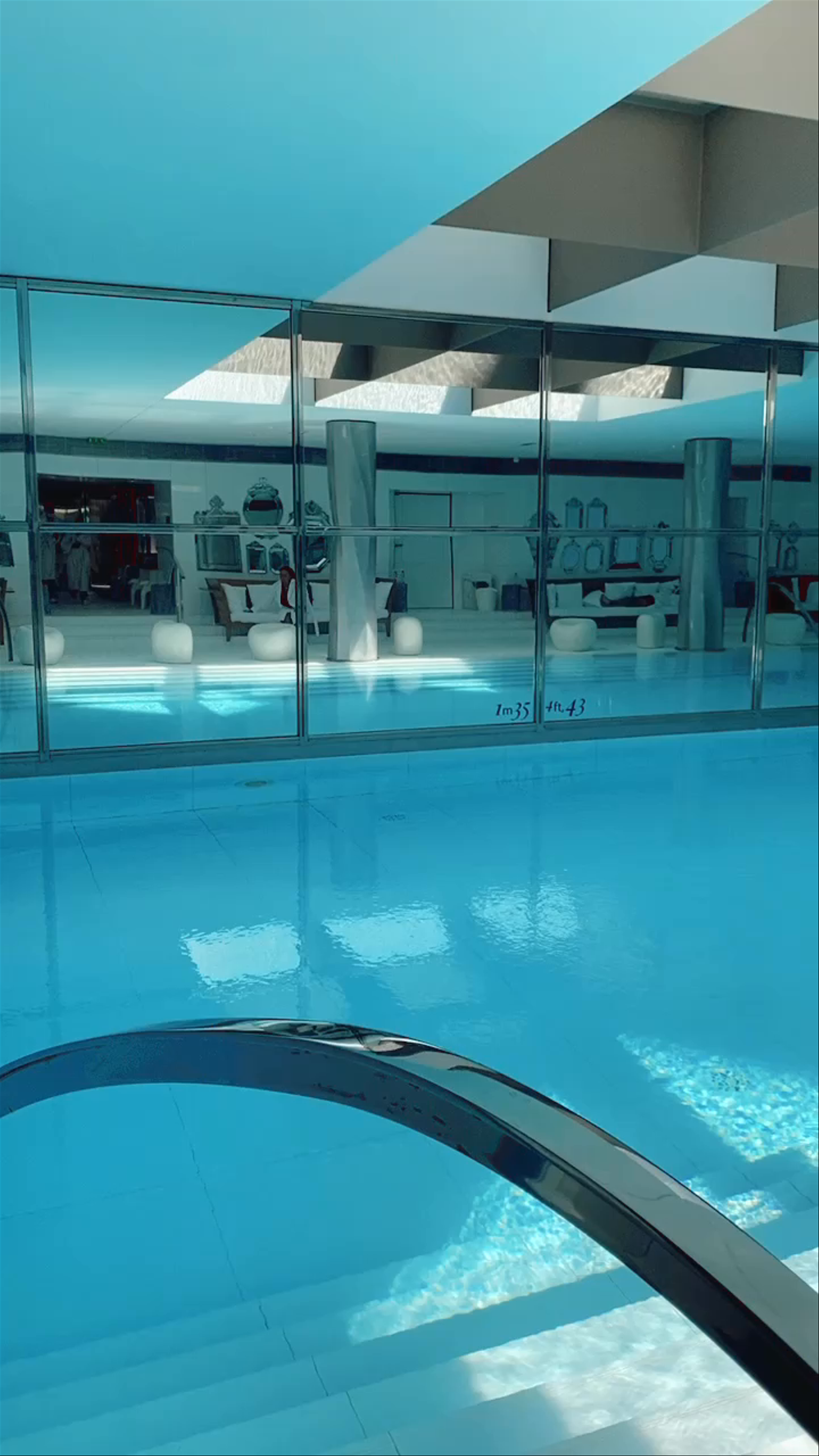 Indoor Pool Serenity at Hotel Le Royal Monceau - Raffles Paris