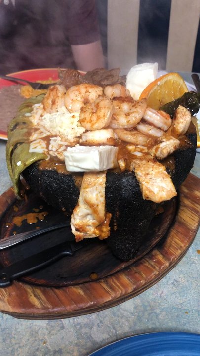 La Cascada Mexican Restaurant - Molcajete.....YUMMMMM - Mexican Near Me - Ceres, California