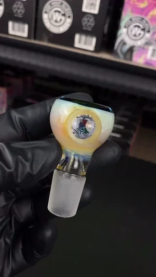 Preview pic of 18mm Single Hole Bowl Slide by Keys Glass