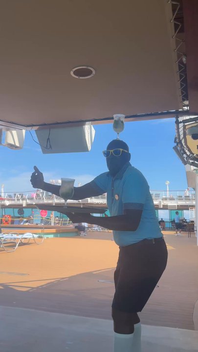 Royal Caribbean - One of the best servers on Rhapsody of the Seas. At least, the most fun.... - Boat Tours Near Me - Tampa, Florida