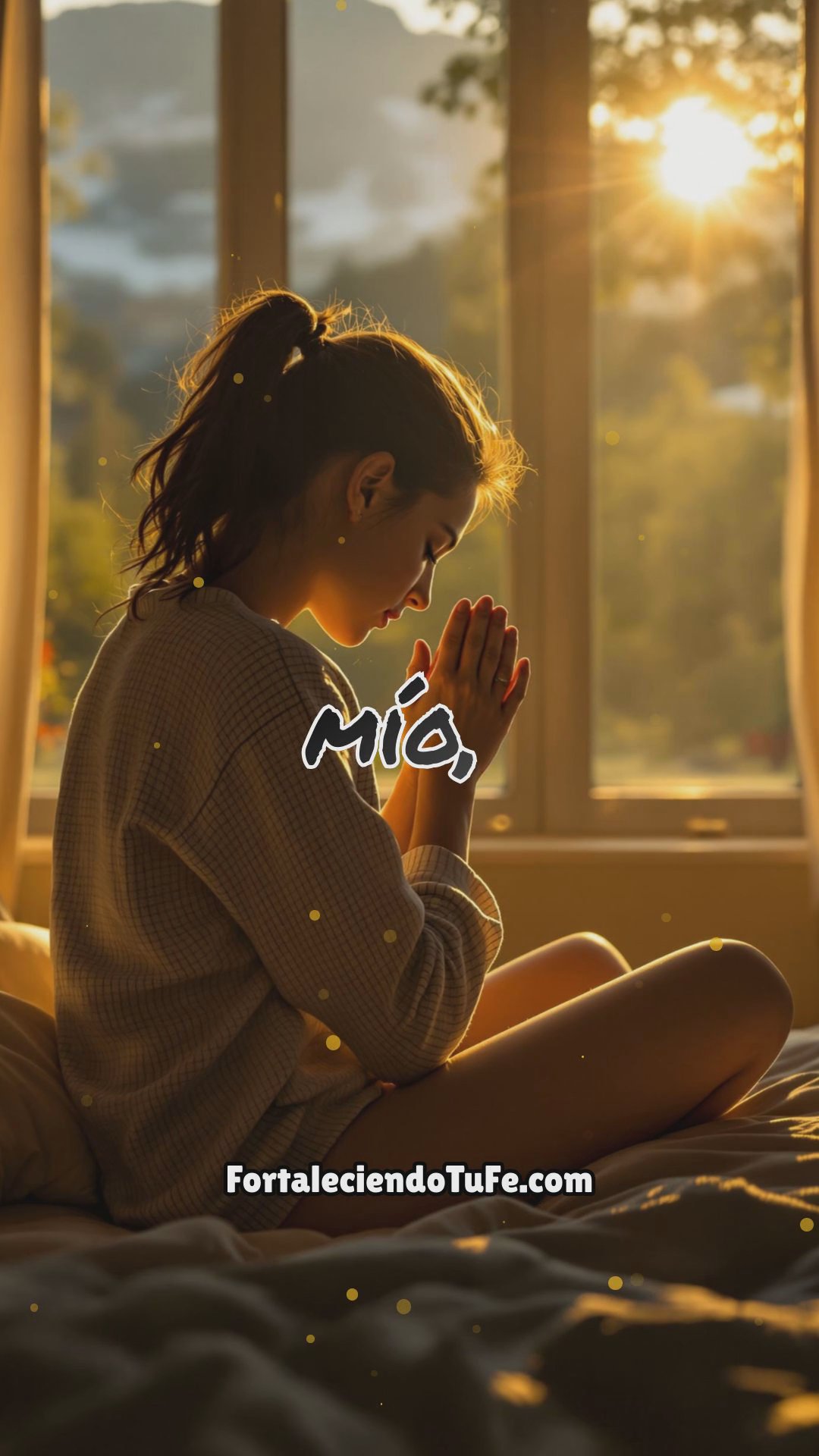 Oración de rendición total antes de dormir