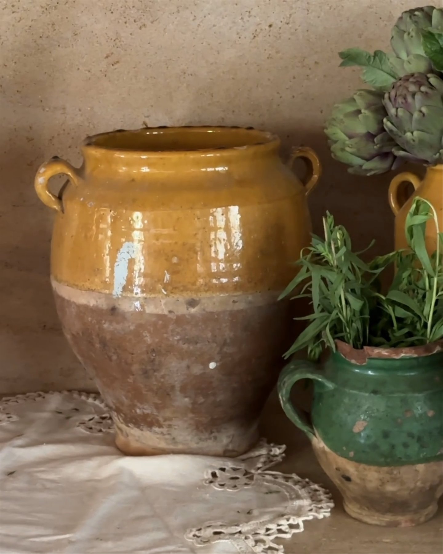 Ochre Confit Pot - Large