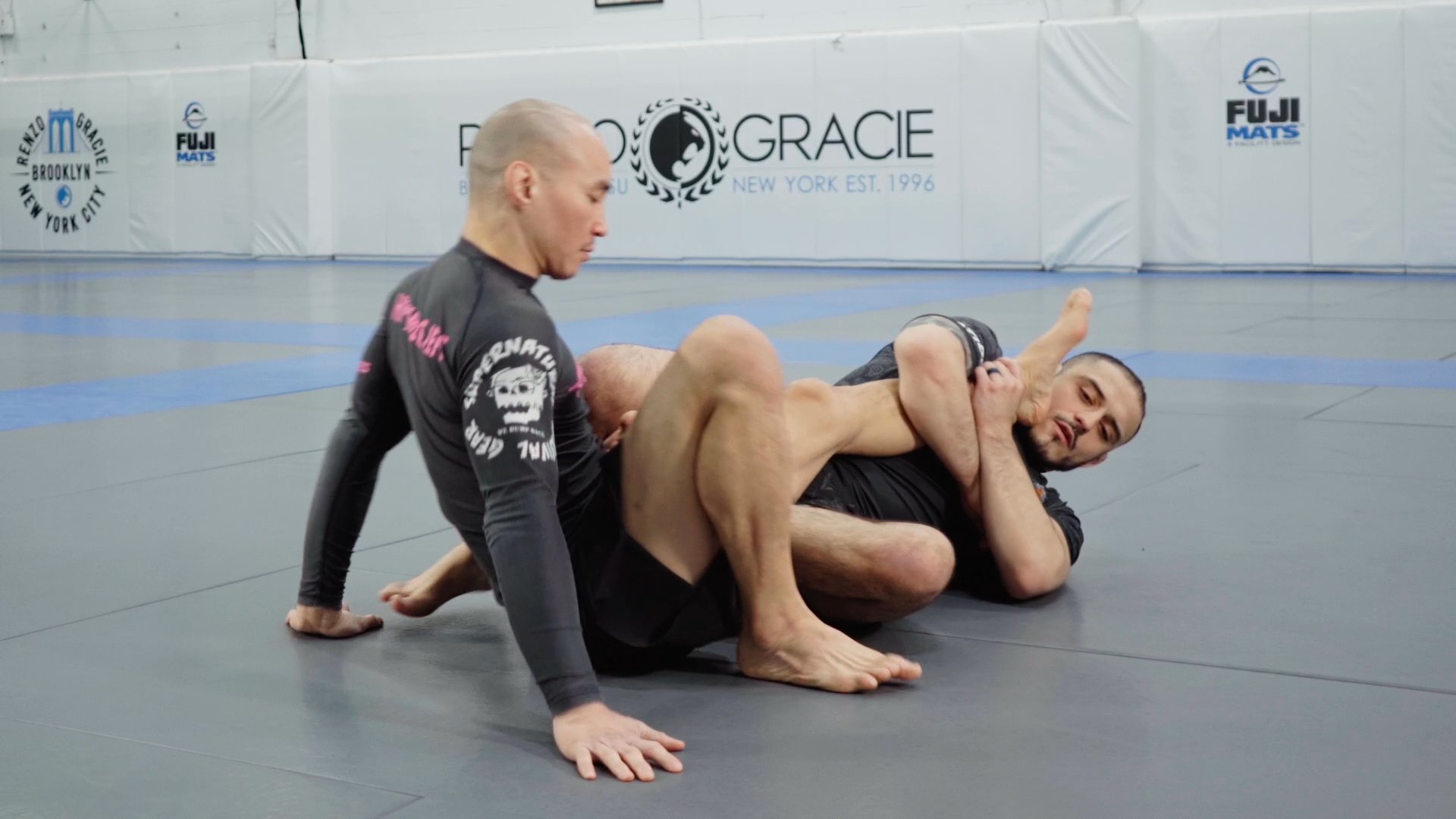 50/50 Attacks: Finish Backside 5050 Off Back Step