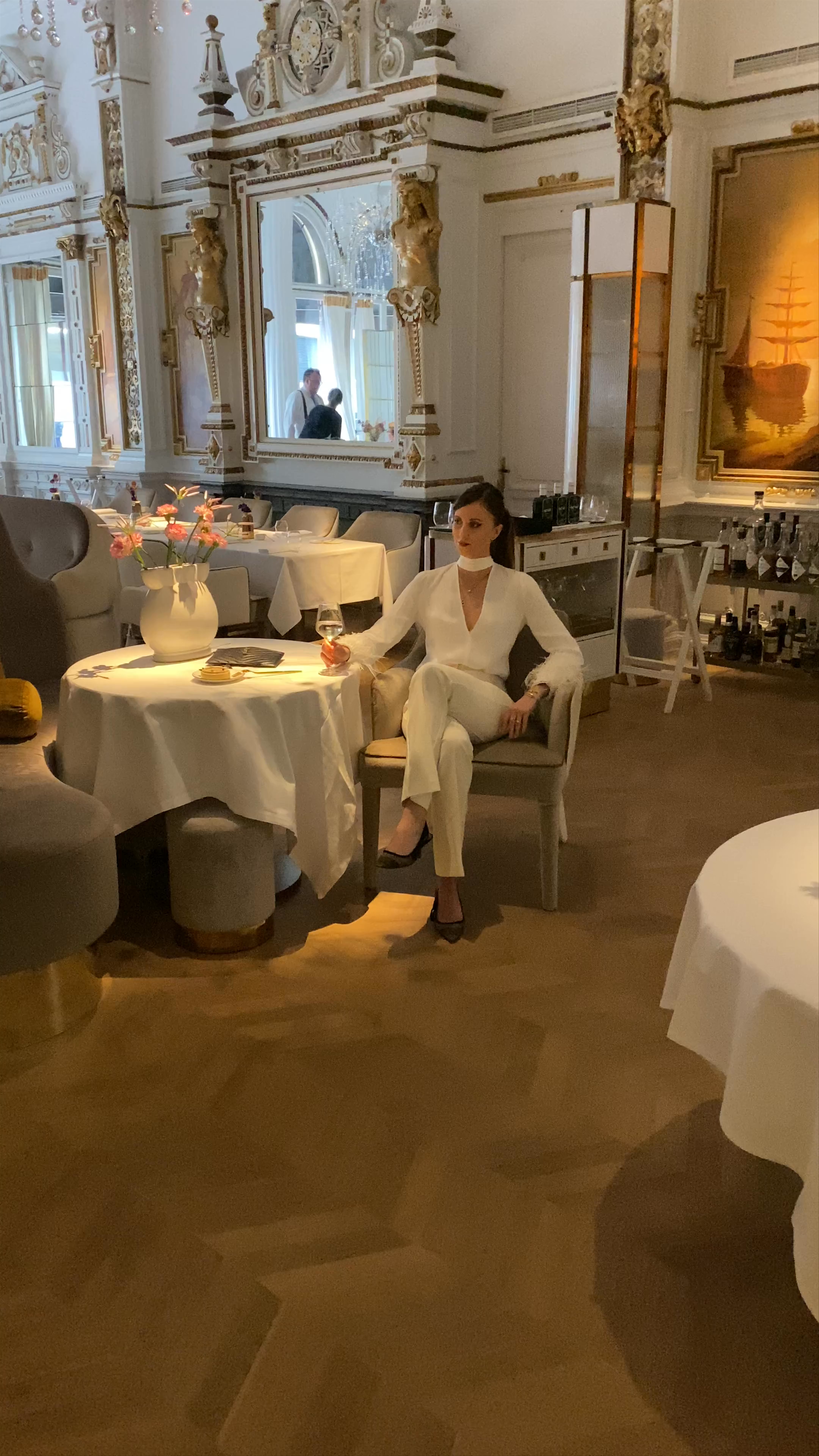 Elegant Dining Experience at The White Room, Dam Square Amsterdam