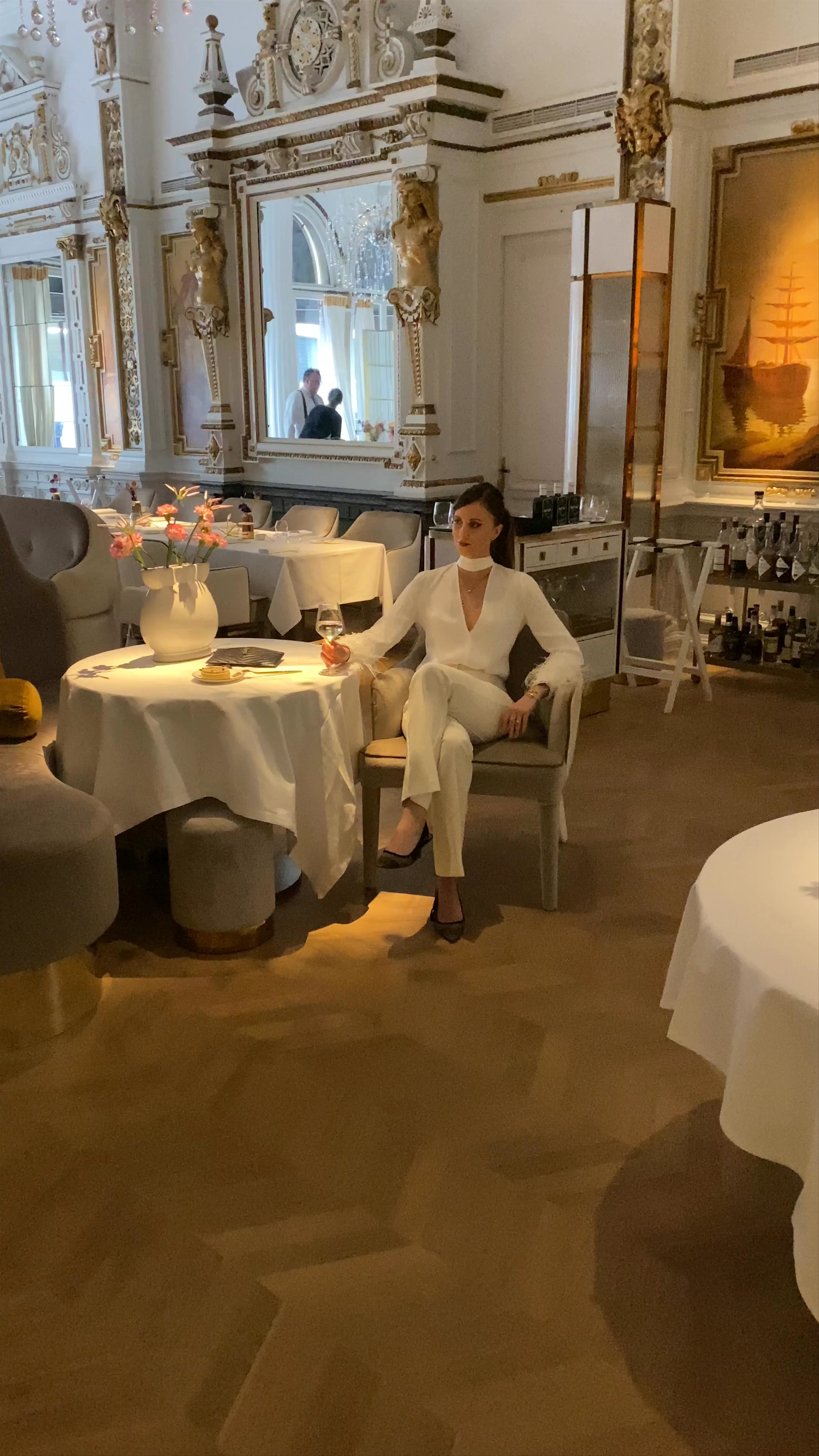 Restaurant The White Room, Dam Square, Amsterdam, Netherlands