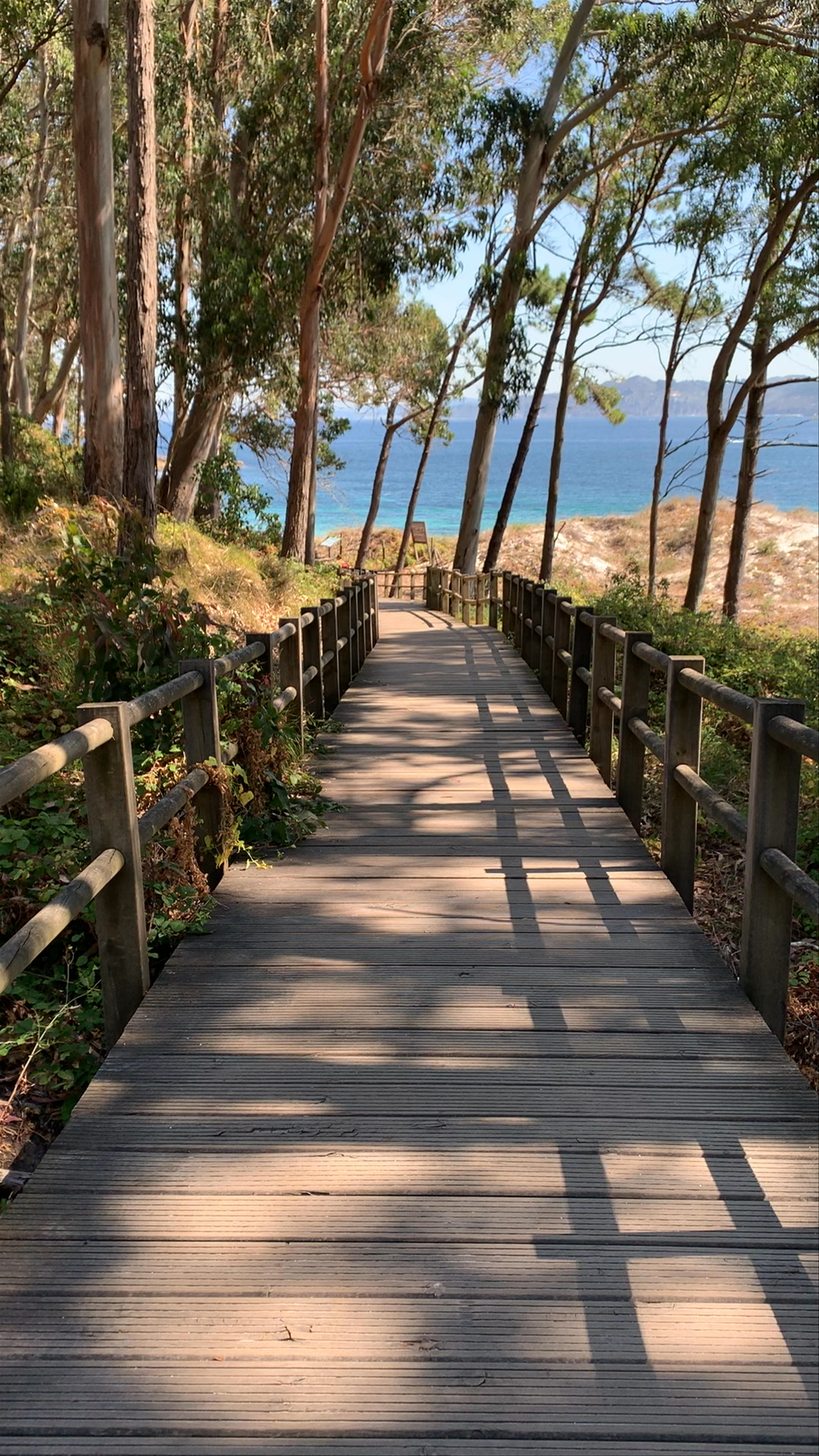 Peaceful Coastal Walk at Playa de Figueiras, Spain