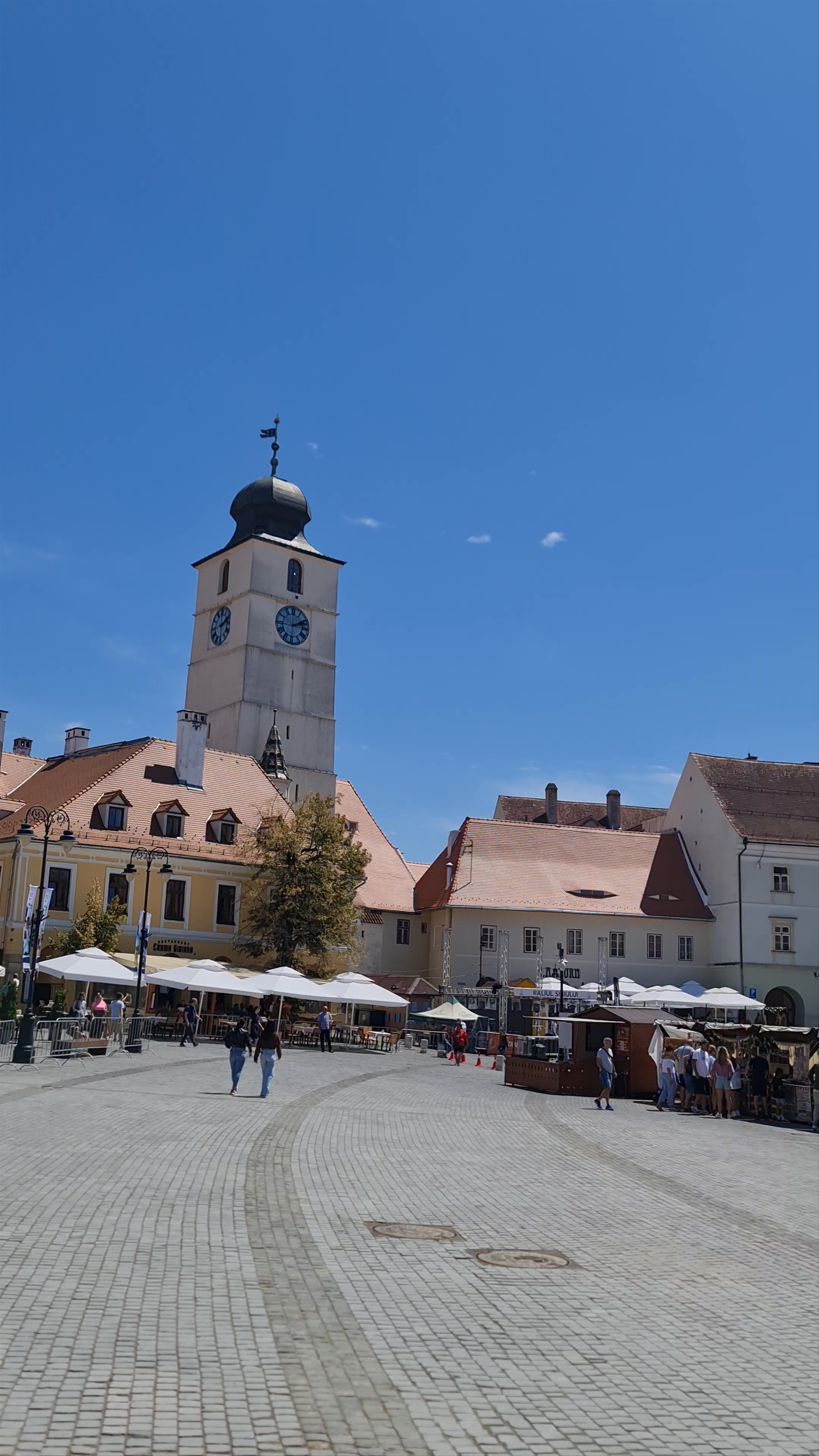 Historic Sibiu City Center: Stunning Architectural Walkthrough