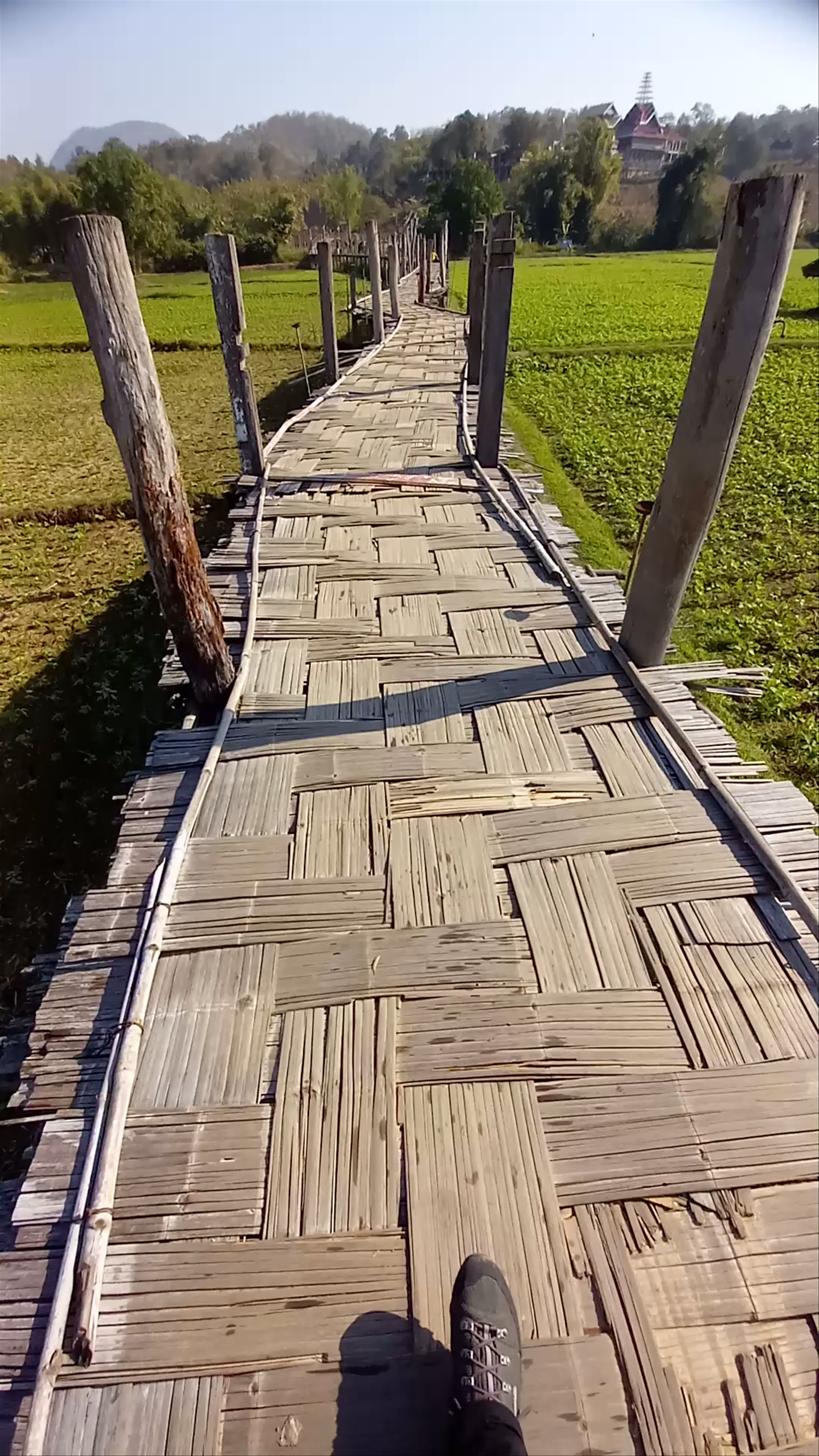 Su Tong Pae Bridge Walk | Serene Bamboo Path in Mae Hong Son, Thailand