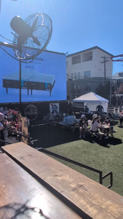 Little Woodrow's Fort Worth - Huge patio area, great to watch a game outdoor bar and a small weekend market - Sports Bars Near Me - Fort Worth, Texas