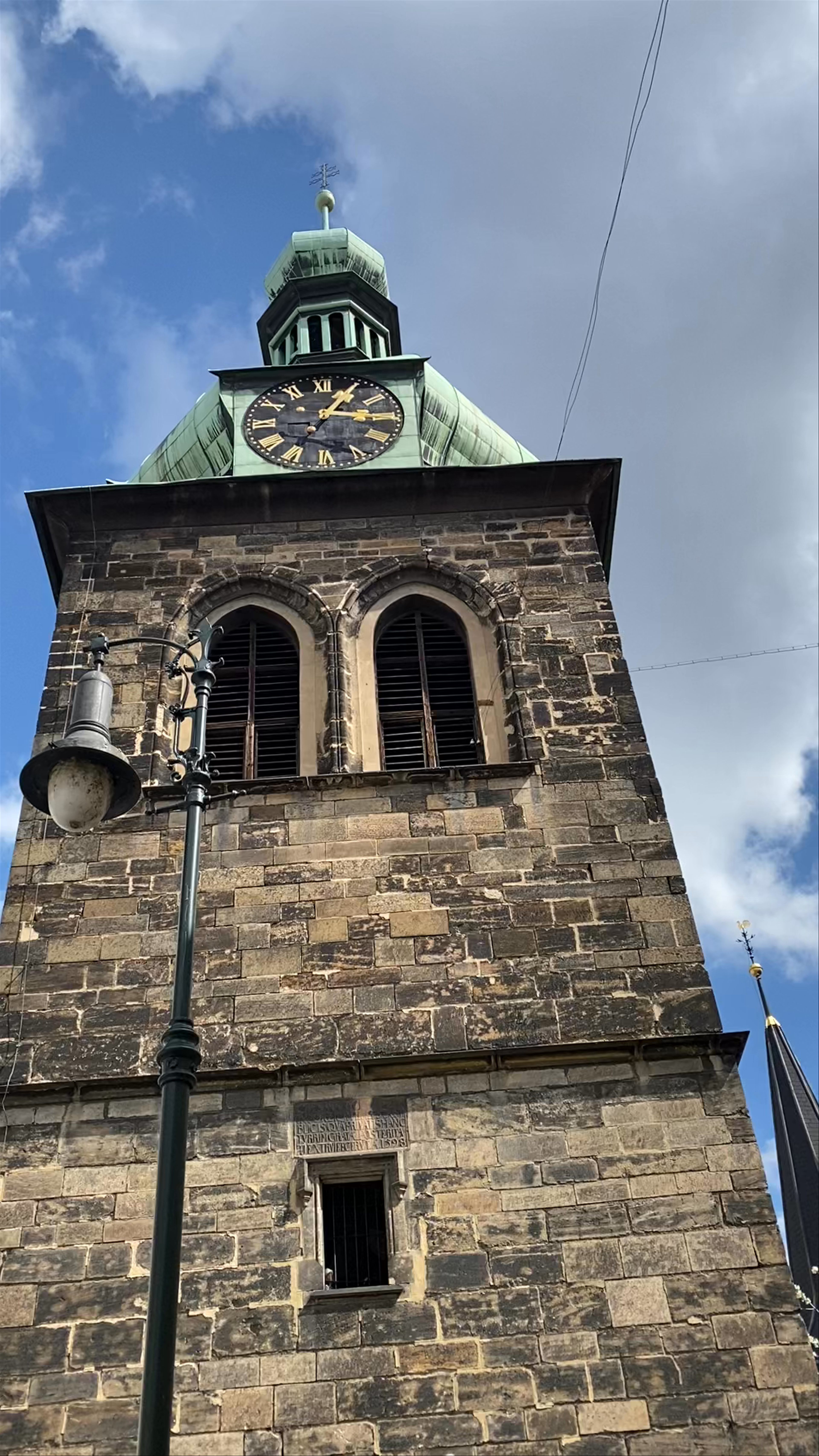 Pamětní deska na zvonici