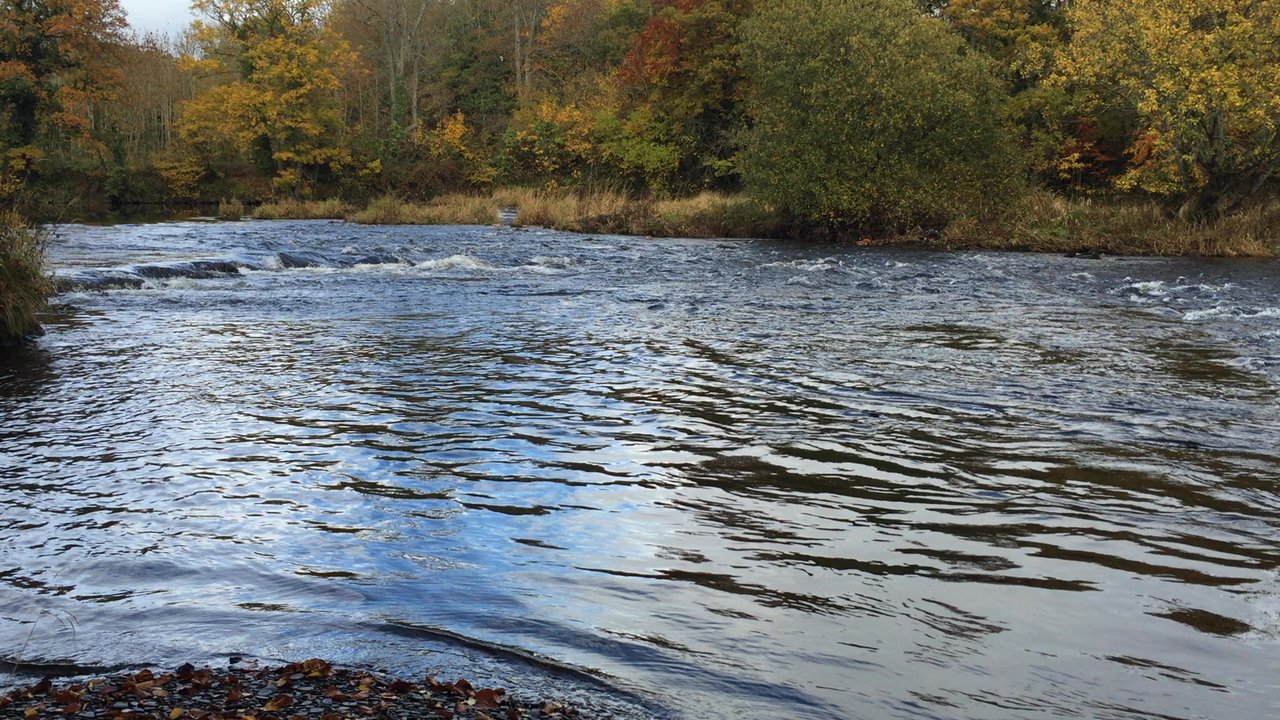 Llangoed Hall - River in the back of the mansion - Hotels Near Me - Brecon, POW