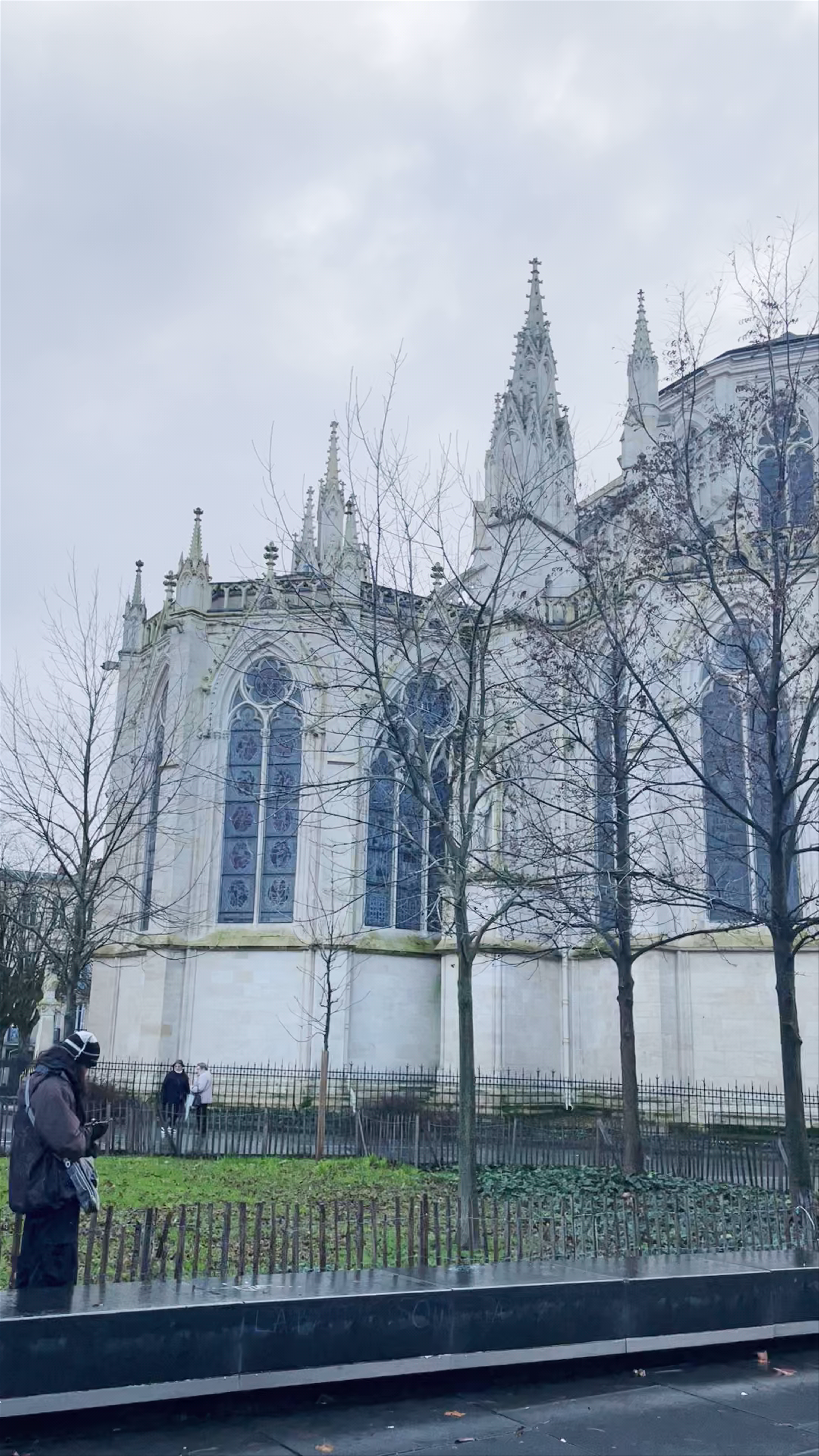 Stunning Gothic Views of Bordeaux Cathedral in Winter